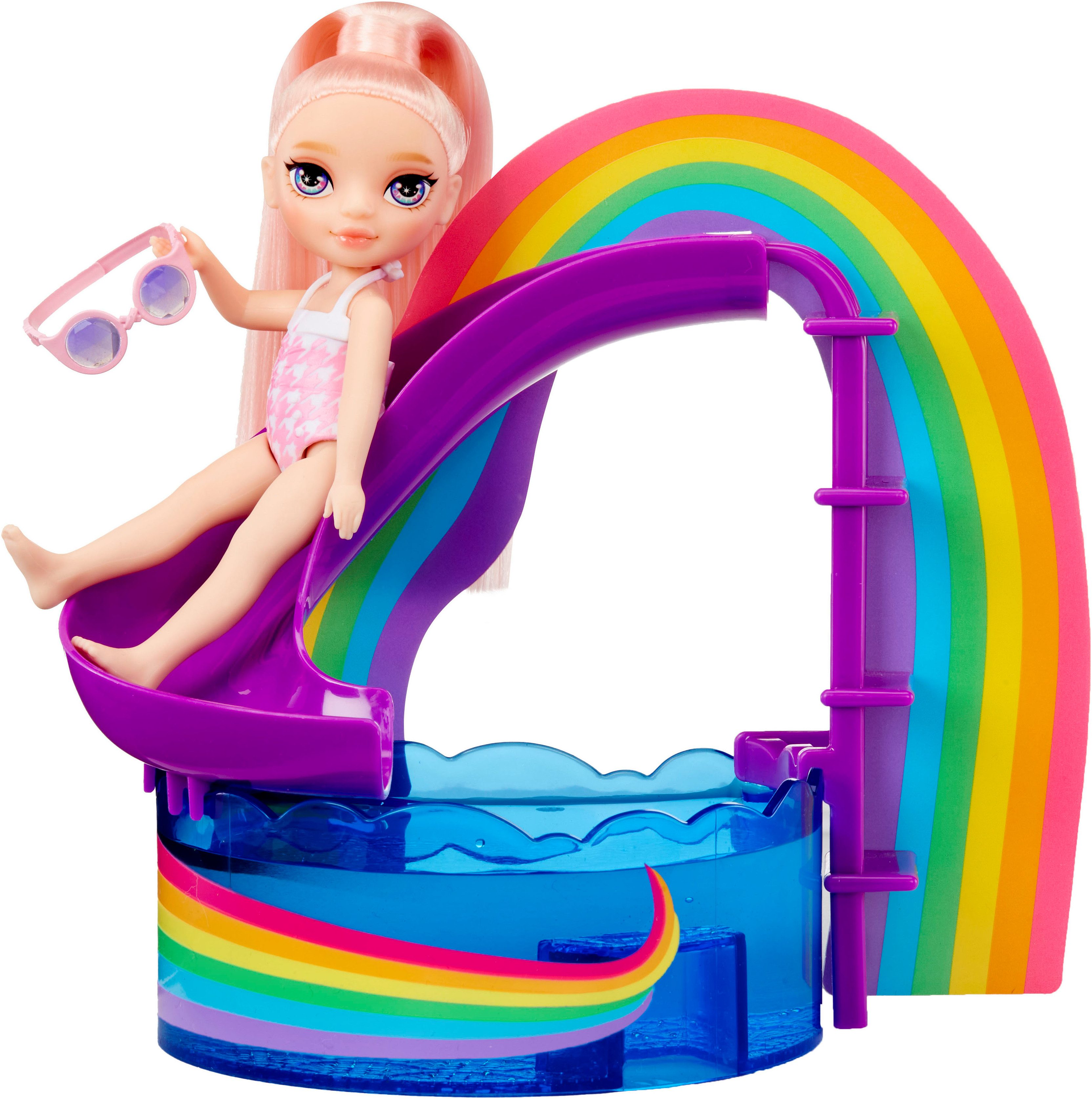 RAINBOW HIGH Mini-pop Rainbow High Little Pool Day with Blush Playset