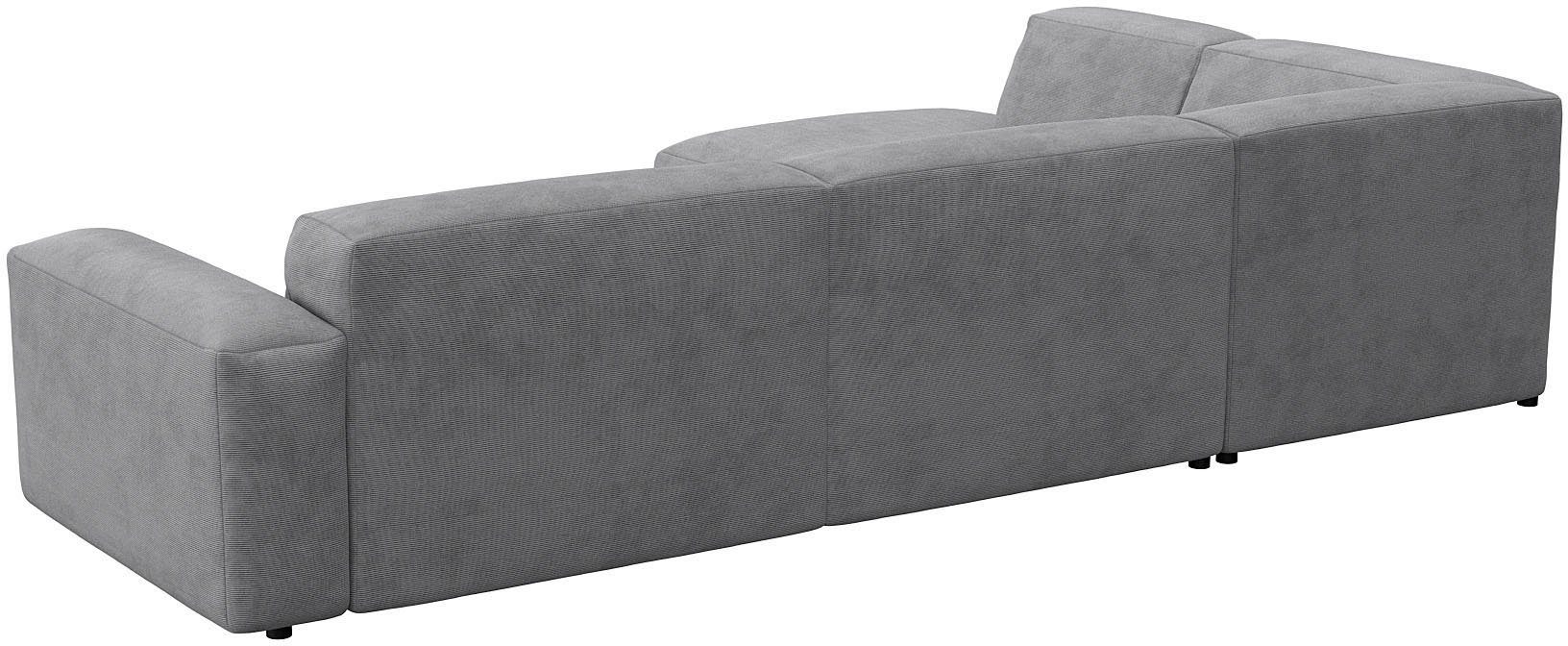 FLEXLUX Hoekbank Lucera, super comfortabel door hoogwaardige zitconstructie met koudschuim