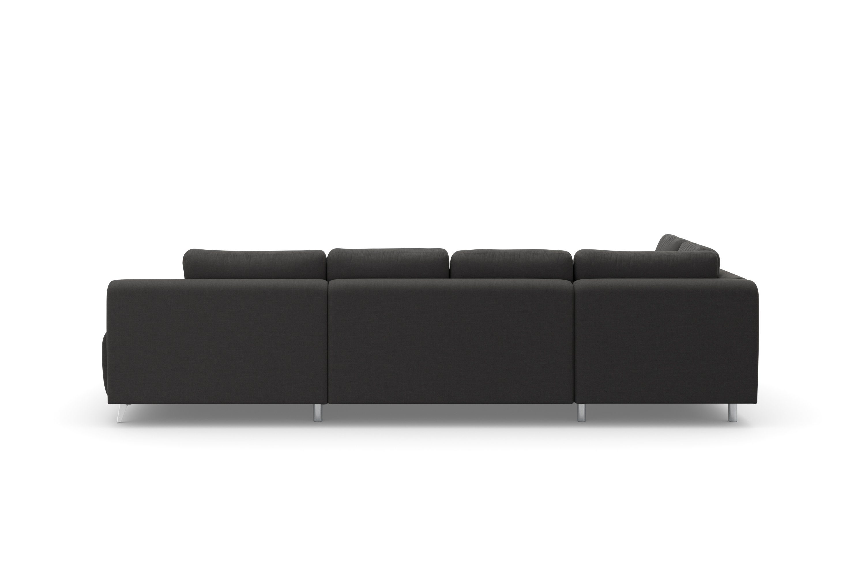 sit&more Zithoek Latigo U-vorm met récamier, naar keuze met slaapfunctie en bedkist
