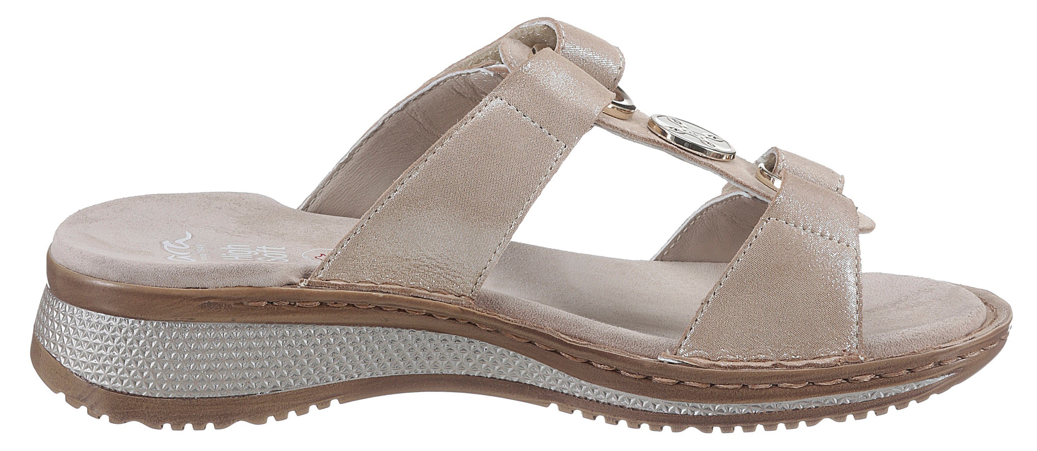 Ara Slippers Hawaï sleehak, zomerschoen, pantoffels met klittenband