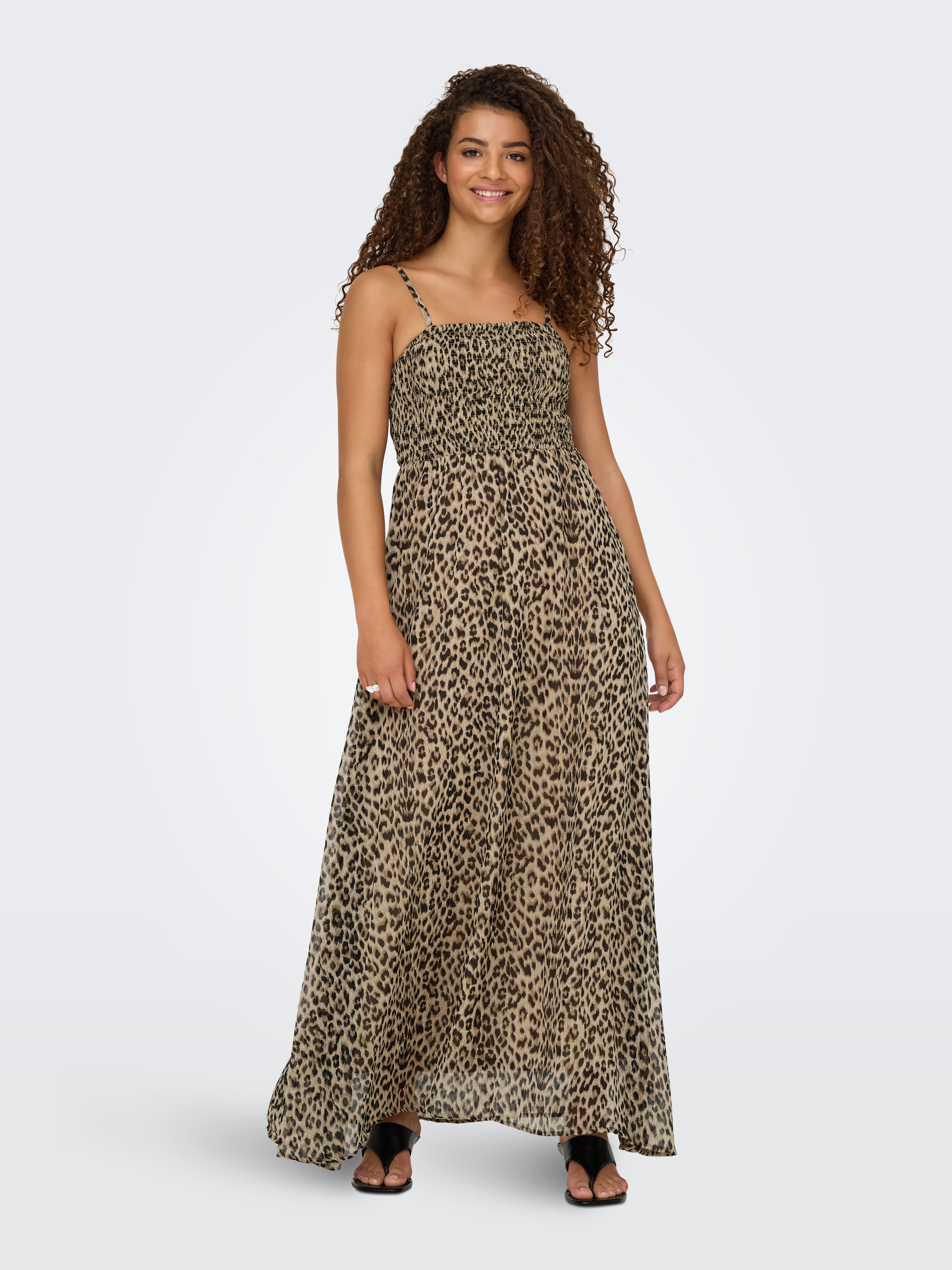Only Maxi-jurk ONLELENA VIKKI LIFE STRAP ANK DRESS WVN