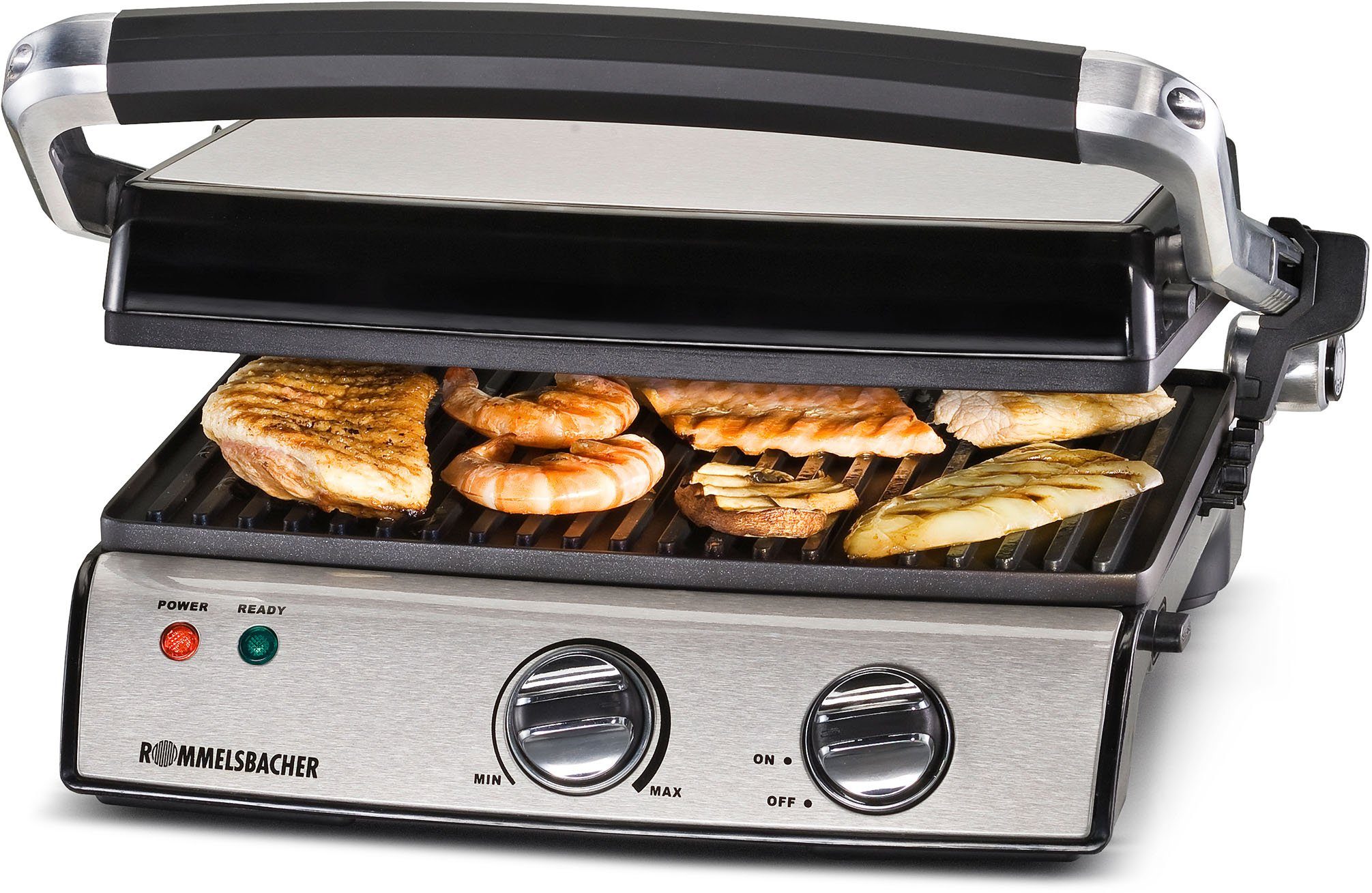 Rommelsbacher Contactgrill KG 2020 contact grills zilver