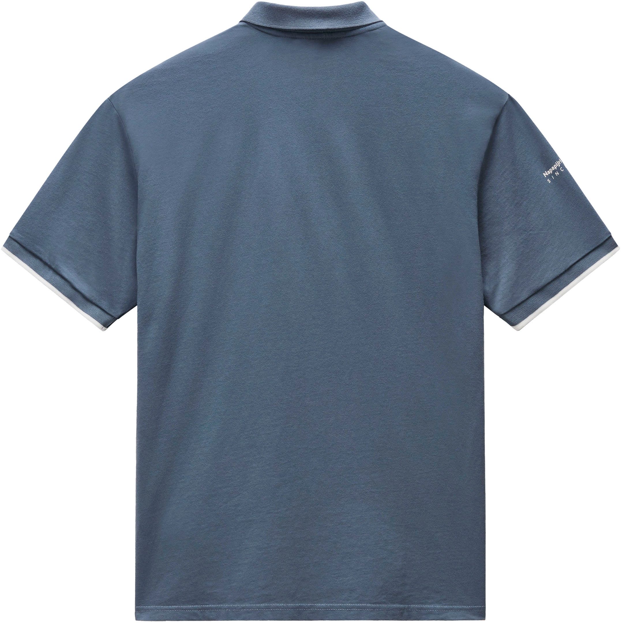 Napapijri Poloshirt E-BADGE SUM Met een ronde hals