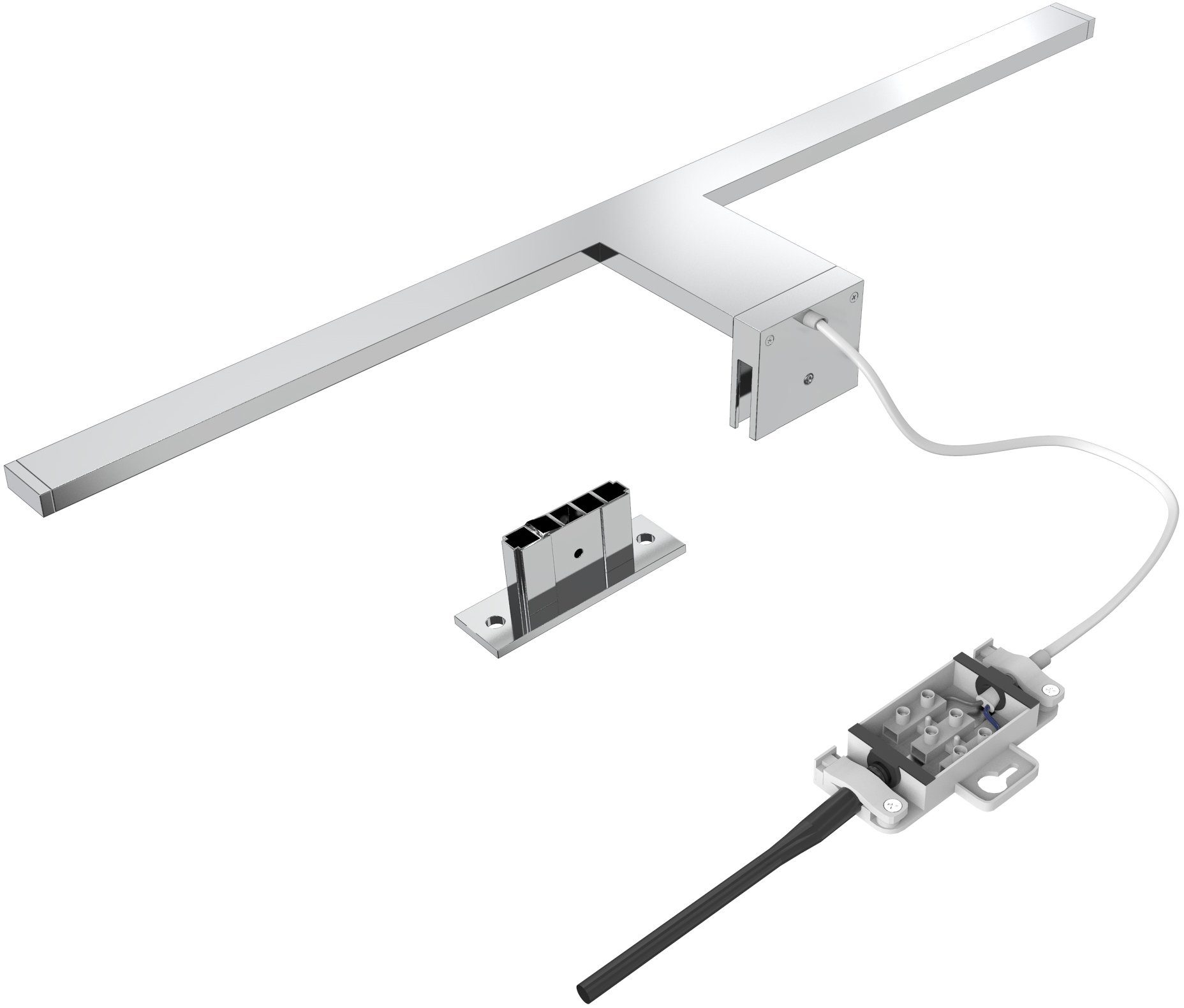 B.K.Licht Spiegellamp Carina LED, badkamer, verlichting, spiegel-lamp, IP44, make-up licht