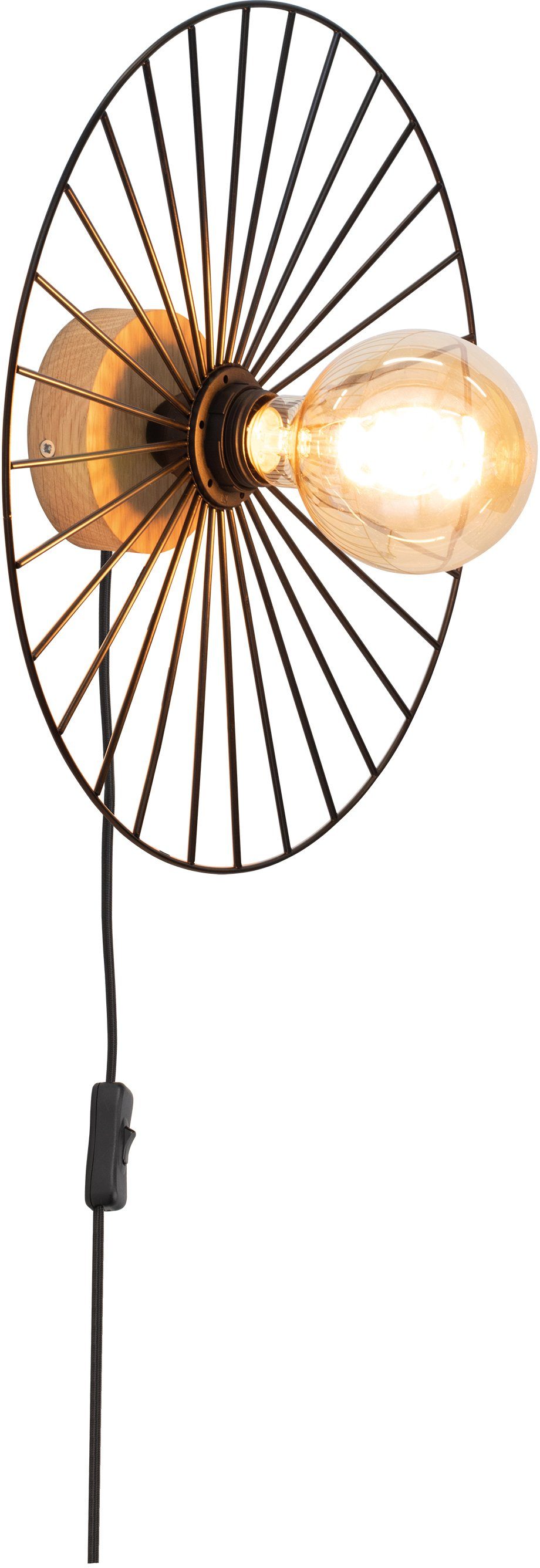 BRITOP LIGHTING Wandlamp ANTONELLA Decoratieve lamp van metaal, bijpassende LM E27 / excl., made in Europe (1 stuk)