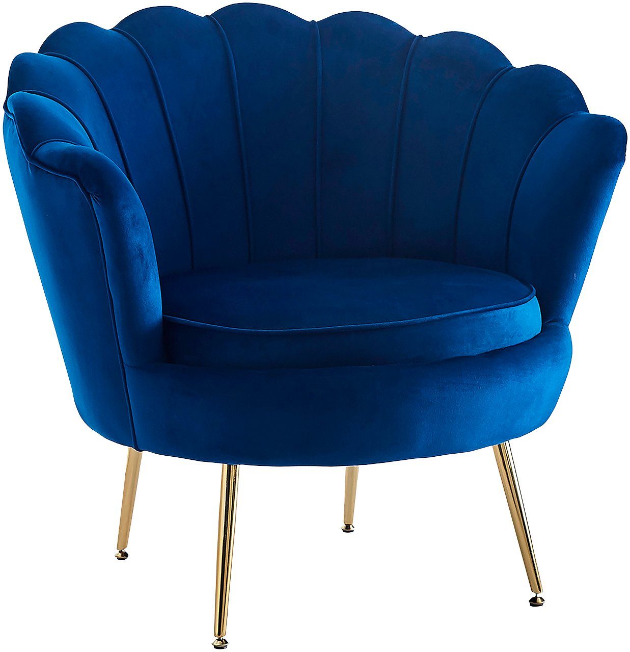 SalesFever Loungestoel Clam opvallend schelpdesign
