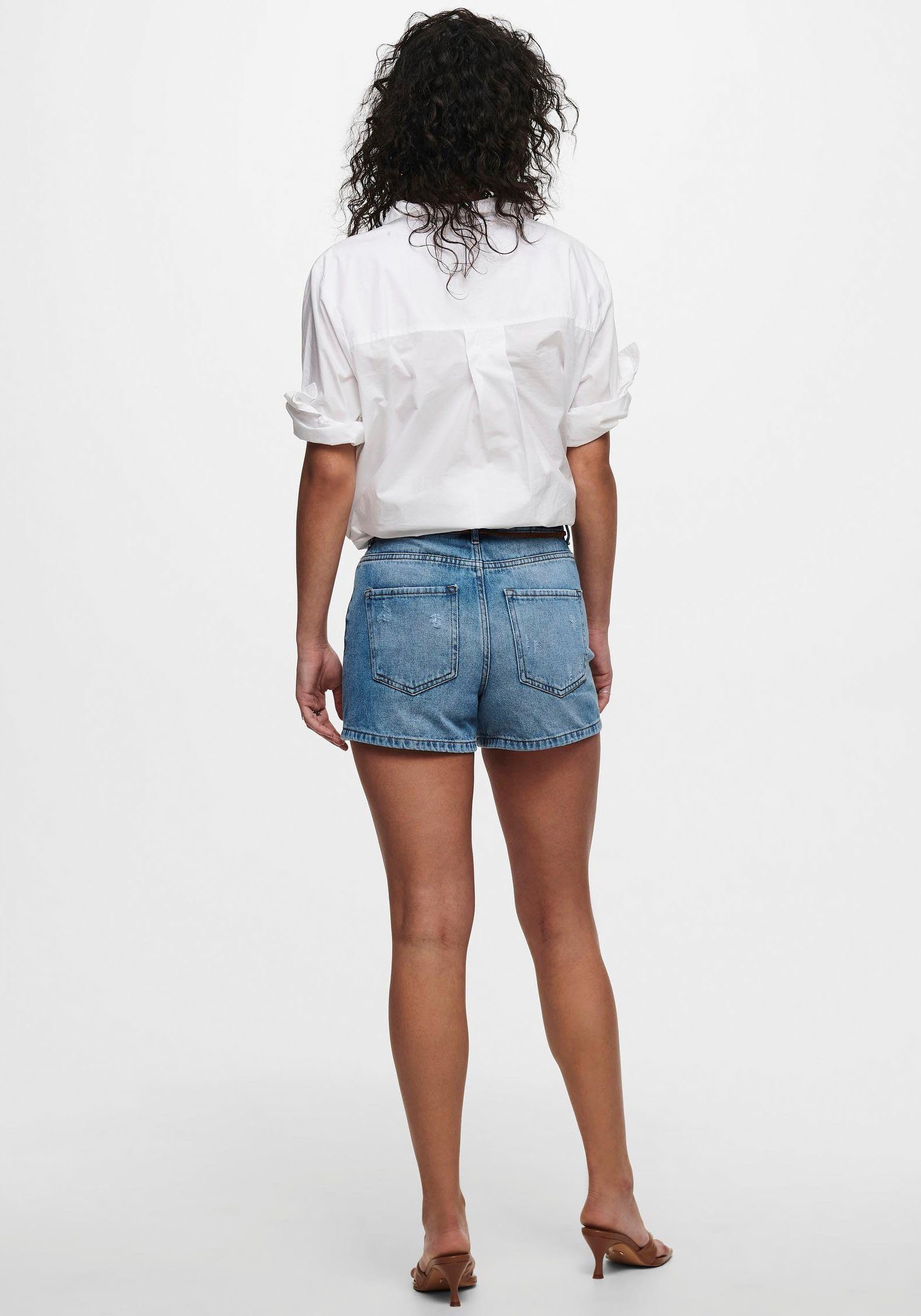 Only Jeansshort ONLKELLY HW SHORTS DNM AZG017