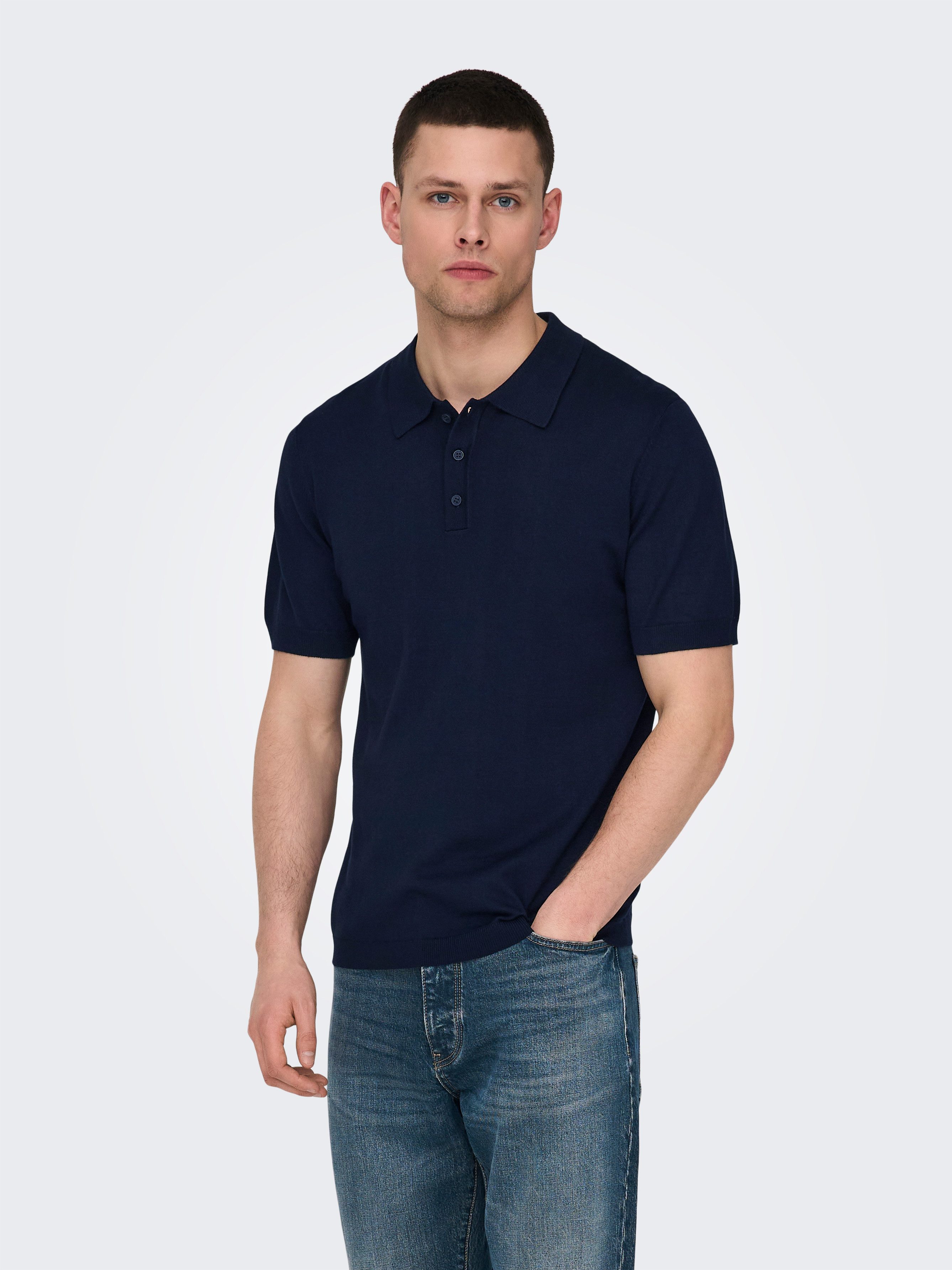 ONLY & SONS Poloshirt ONSWYLER LIFE REG 14 SS POLO KNIT NOOS