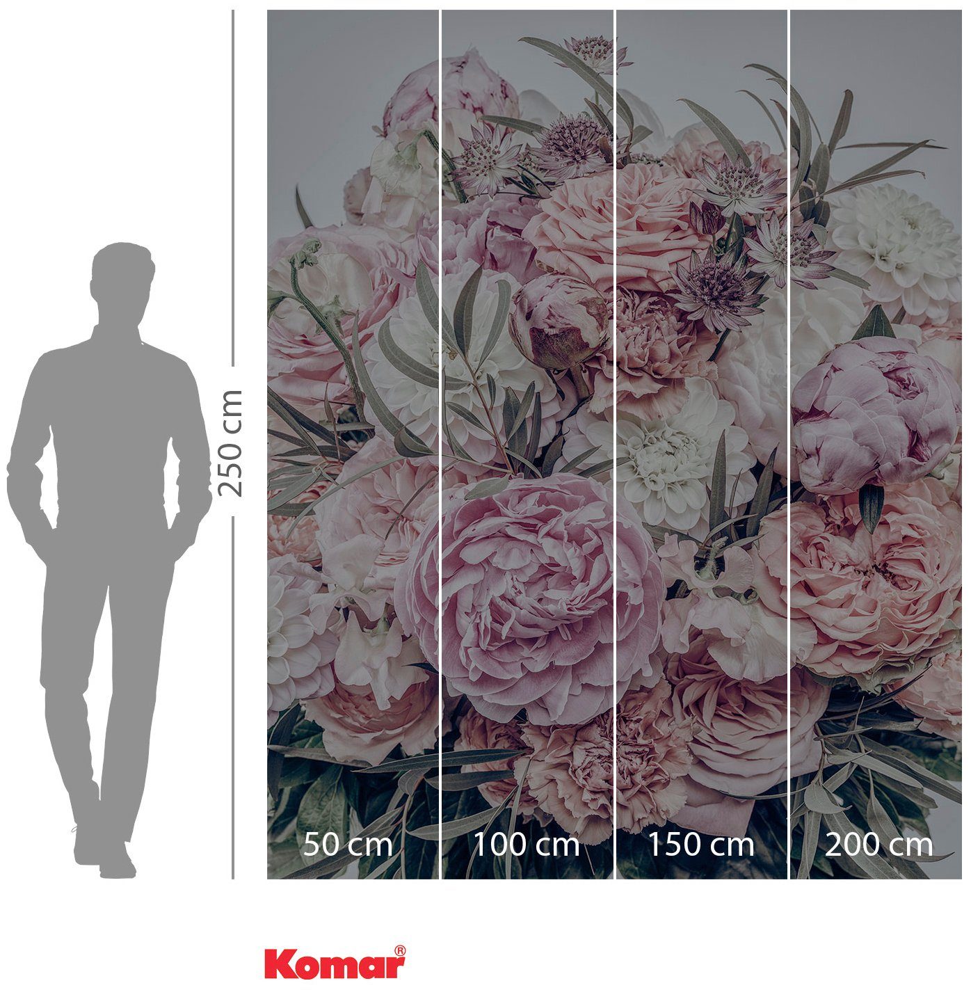 Komar Vliesbehang Digitale print vlies - Zestful - Afmeting 200 x 250 cm (1 stuk)