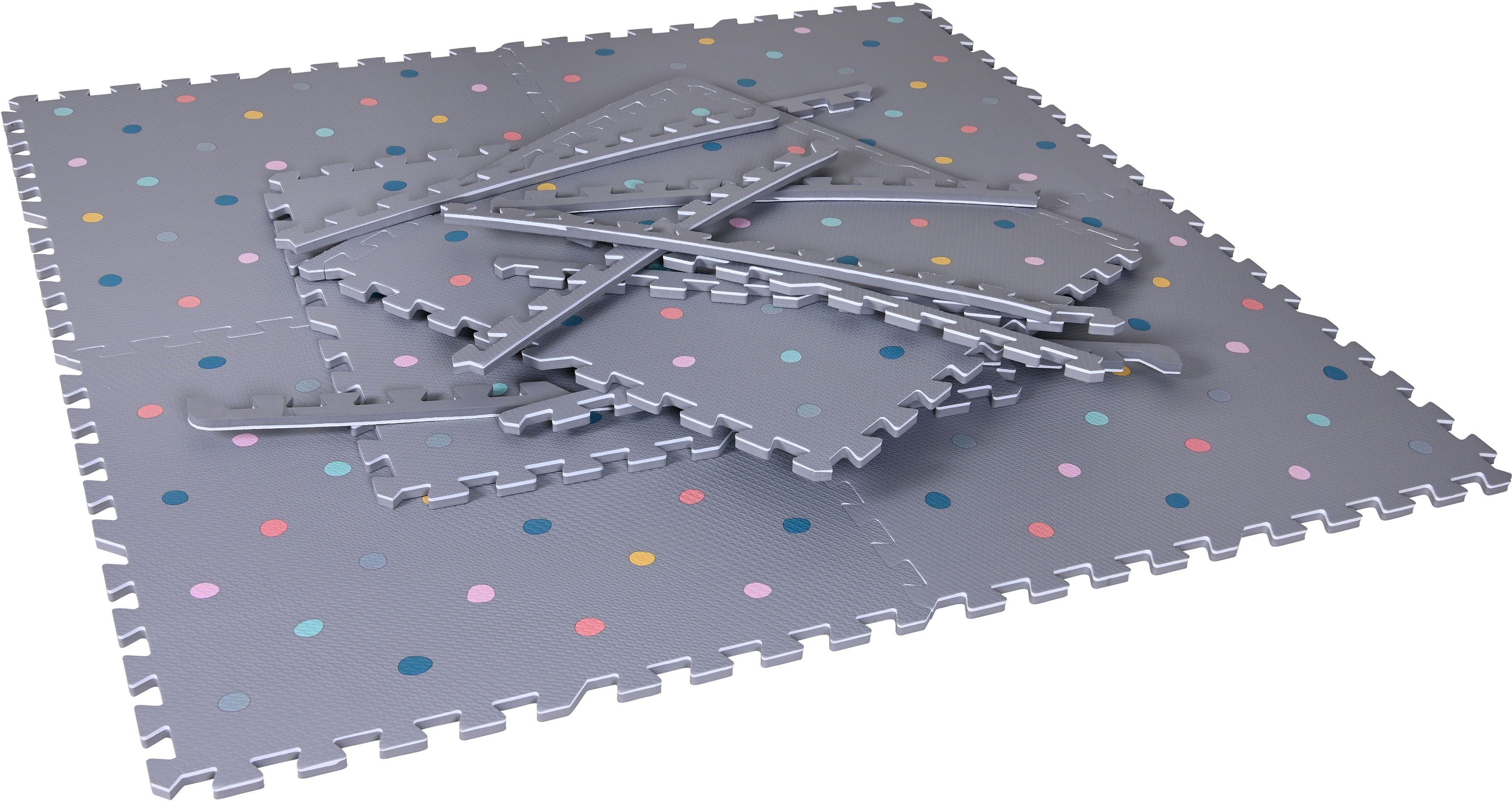 vice versa aanwijzing Componist Knorrtoys® Puzzel Zacht tapijt mat, grijs multicolour Puzzelmat,  vloerpuzzel bestellen bij | OTTO