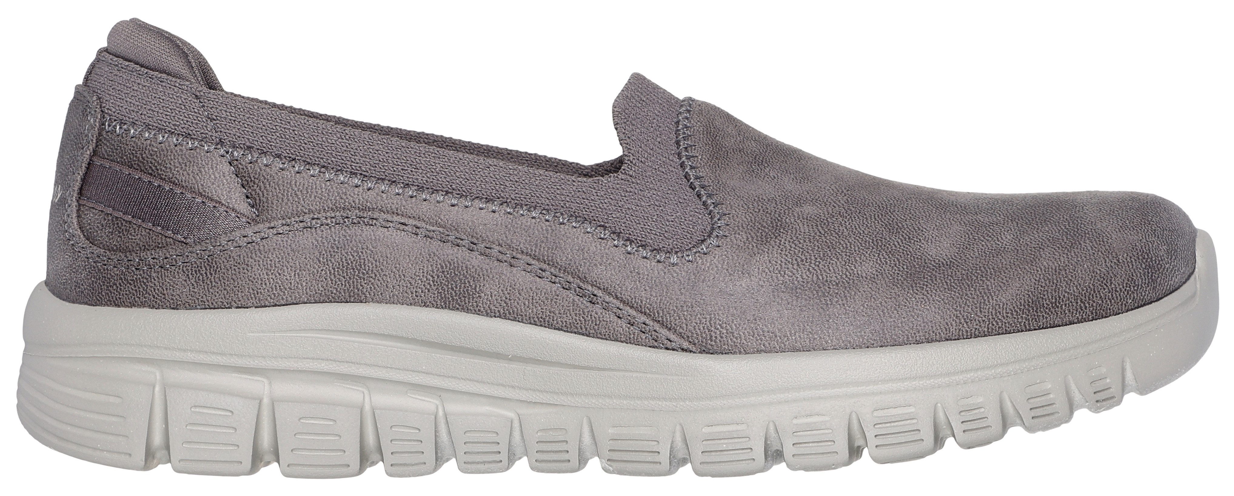 Skechers Slip-on sneakers GRACEFUL Slipper vrijetijdsschoen lage schoen in vegan uitvoering