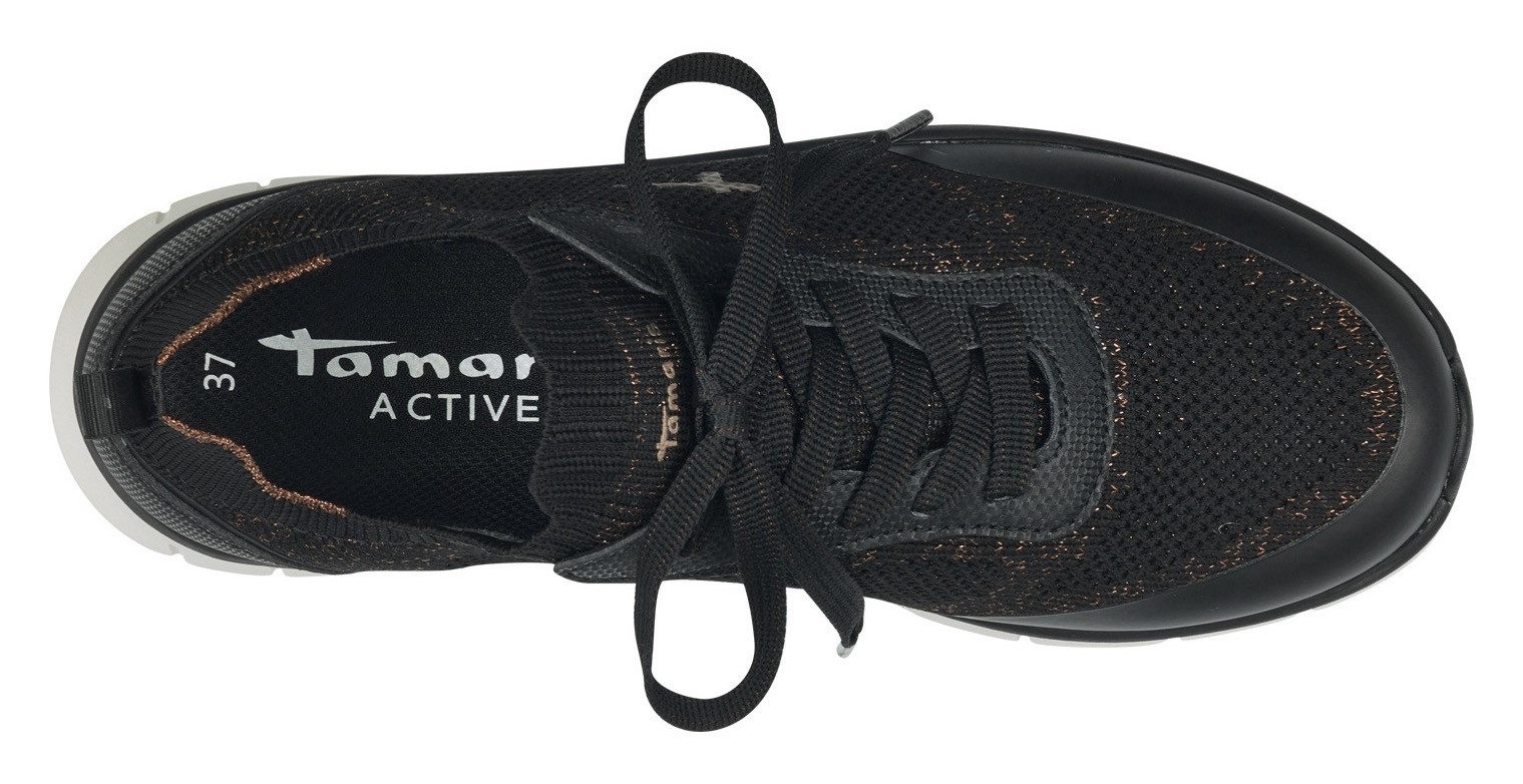 Tamaris Slip-on sneakers vrijetijdsschoen, lage schoen, instapper met waterproof-uitrusting