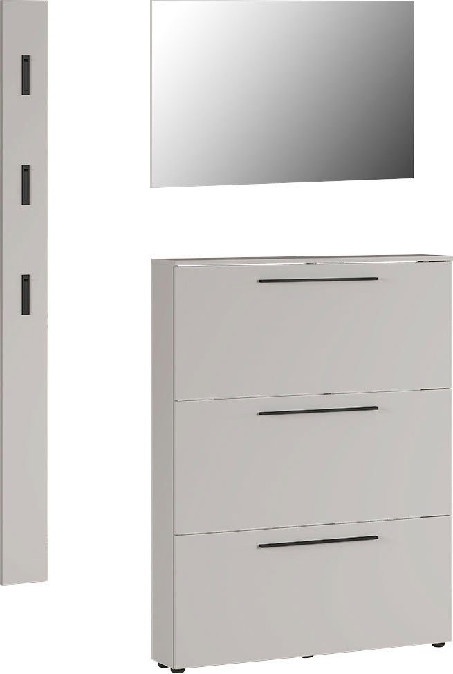 GERMANIA Halmeubelset GW-Utah (set, 3-delig) wandkapstokken beige