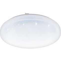 eglo led-plafondlamp frania-s wit - oe33 x h7 cm - inclusief 1x led-plank (elk 14,6w, 1600lm, 3000k) - plafondlamp - sterrenhemel - warm wit licht - lamp - slaapkamerlamp - kinderkamerlamp - kinderkamer - slaapkamer wit