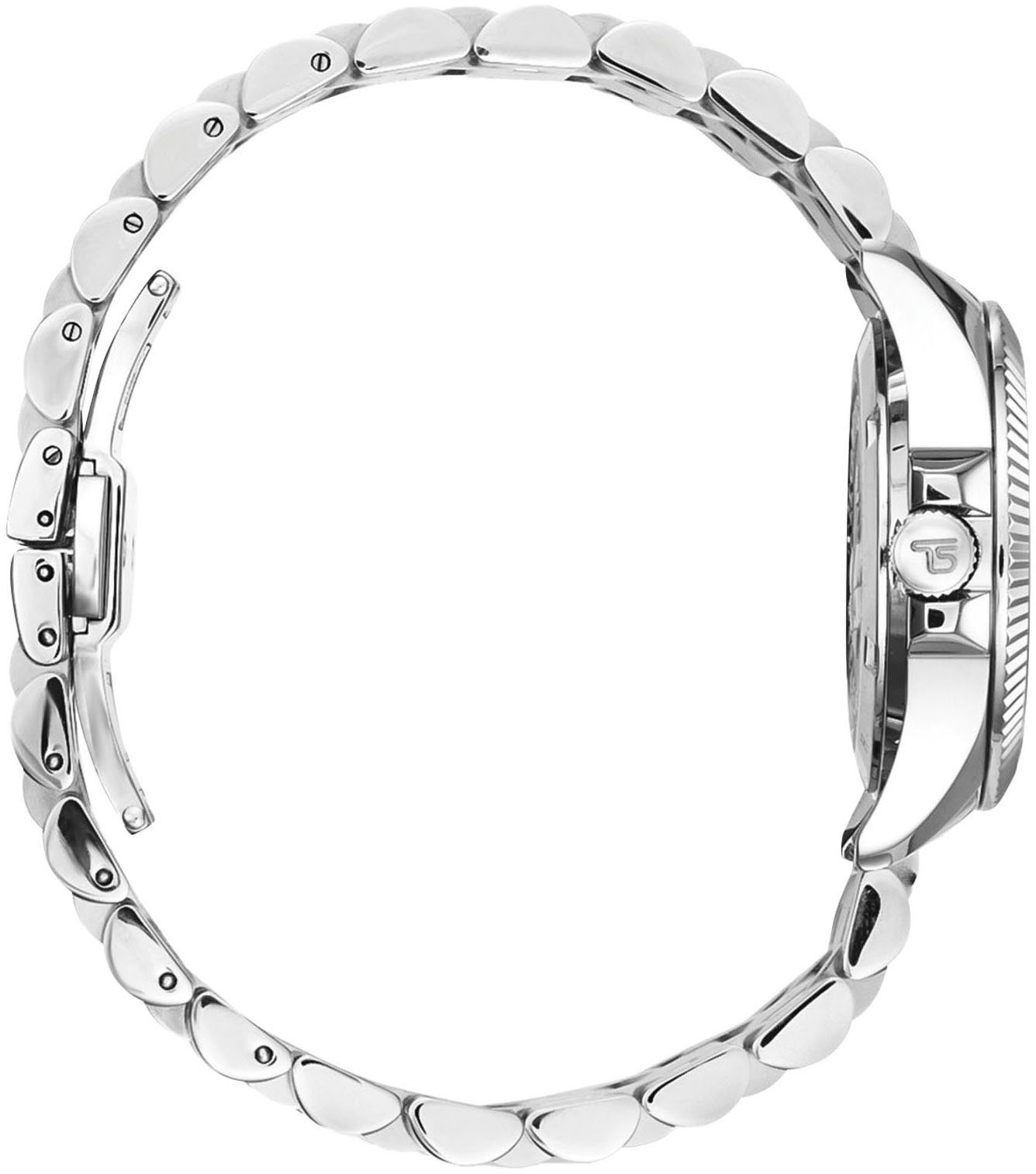 THOMAS SABO Kwartshorloge DIVINE Armbandhorloge, dameshorloge, mineraalglas met saffiercoating, roestvrij staal armband