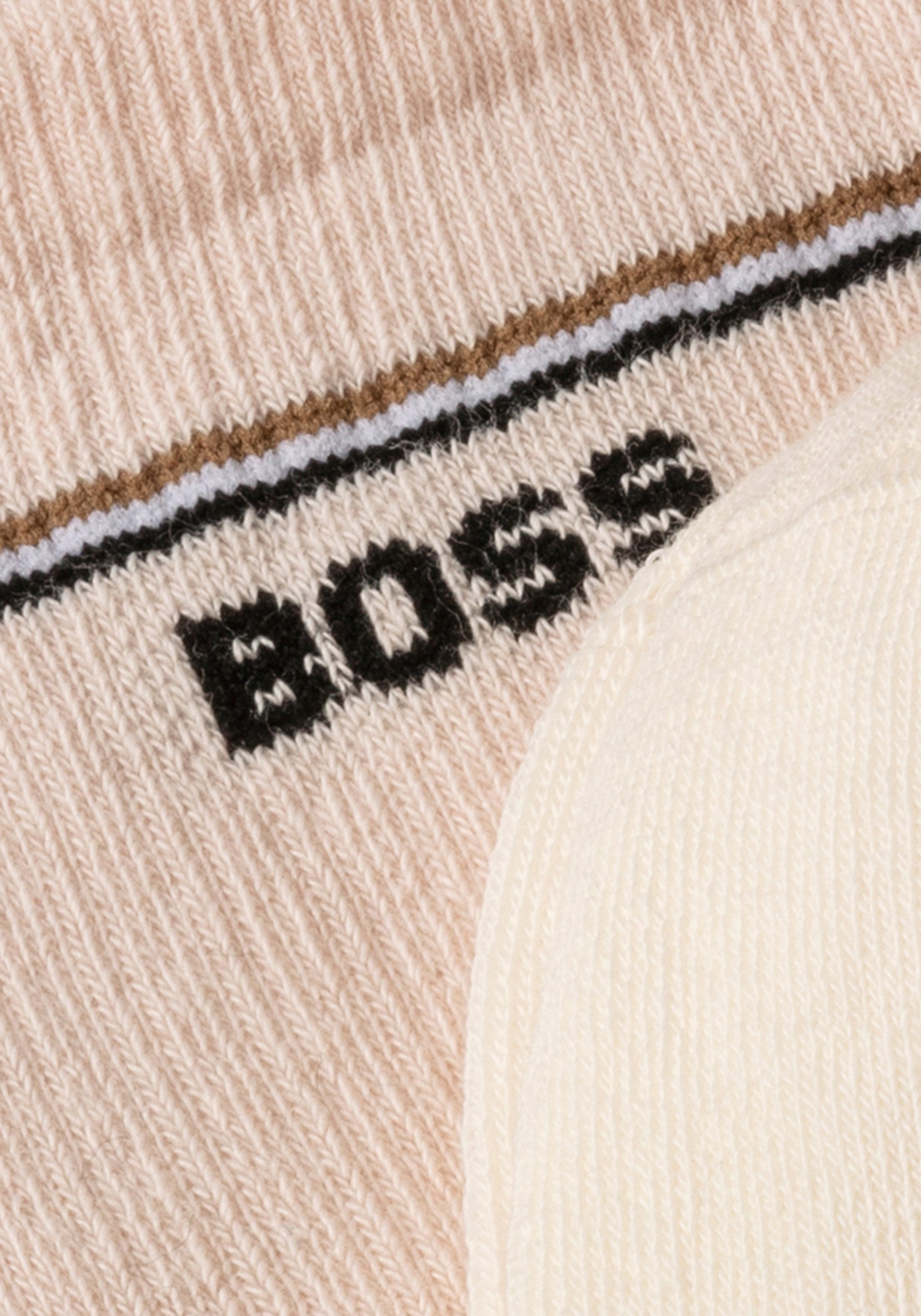 BOSS Sokken 2P QS Iconic CC W met boss logo-opdruk (set, 2 paar, 2 stuks)