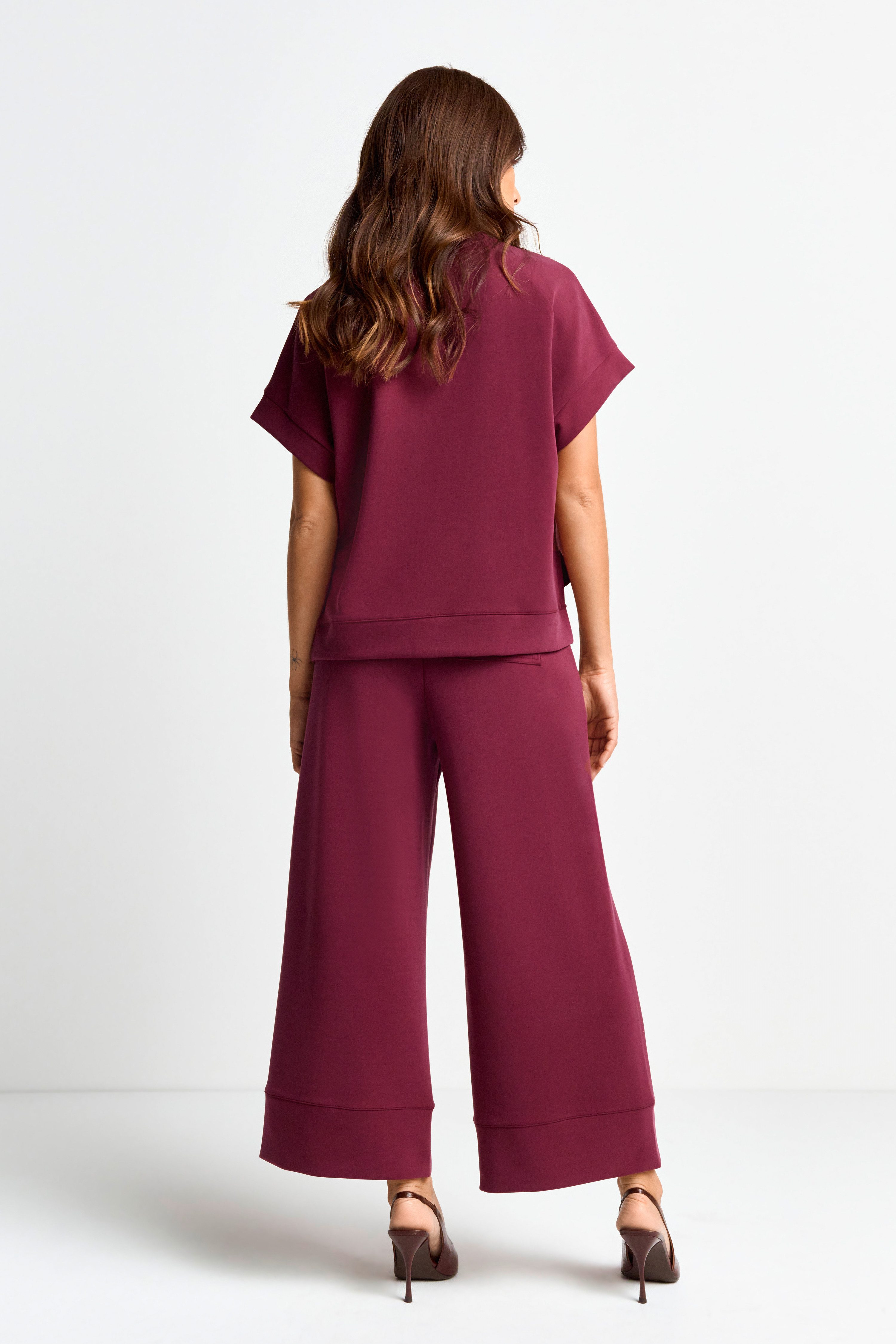 Rich & Royal Culotte 2409 T Peach Culotte van stevige, gepolijste kwaliteit