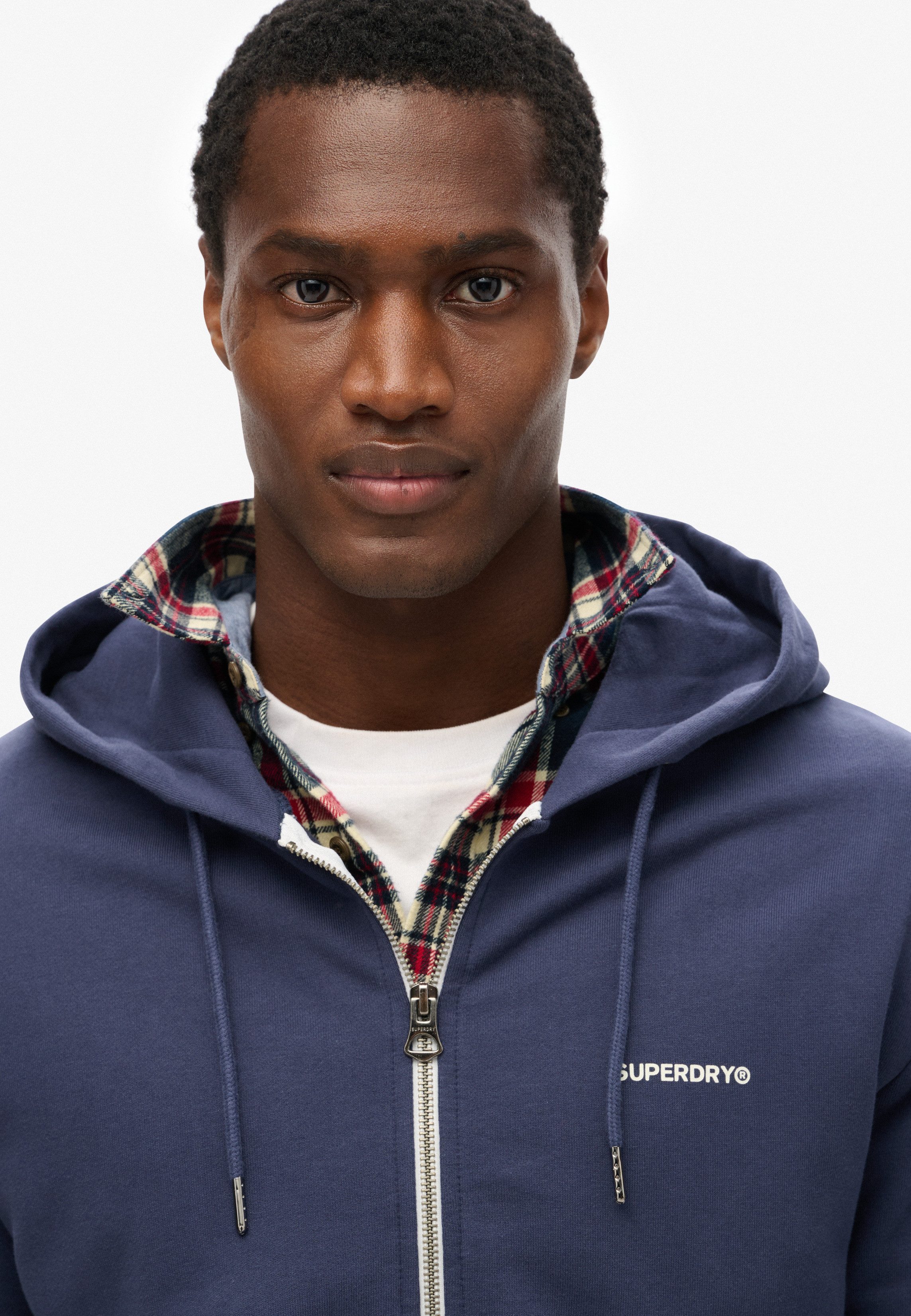 Superdry Capuchonsweatvest PLAIN ZIP HOOD
