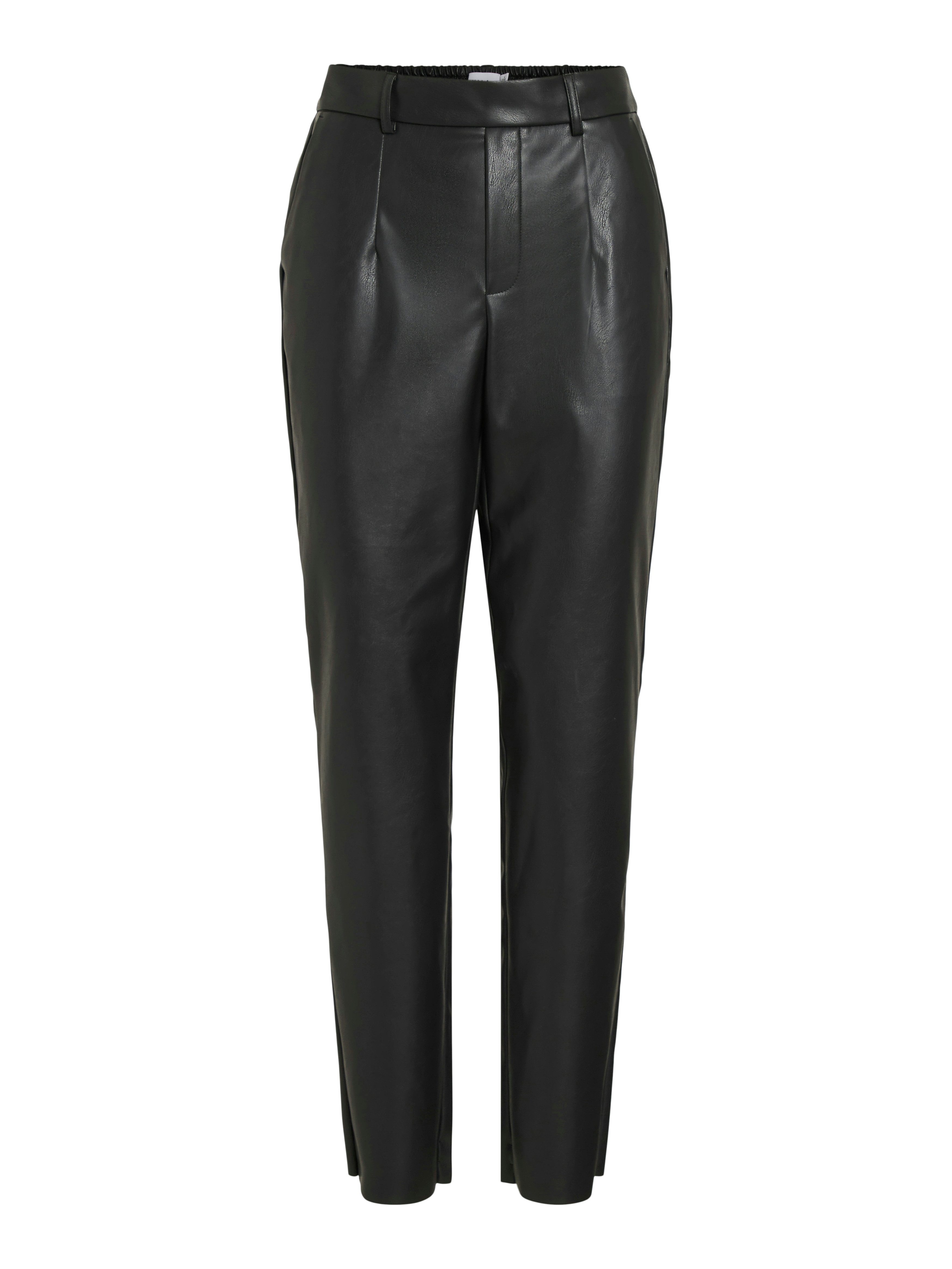 Vila Imitatieleren broek VIDAGMAR VARONE HW PU-PANT-NOOS