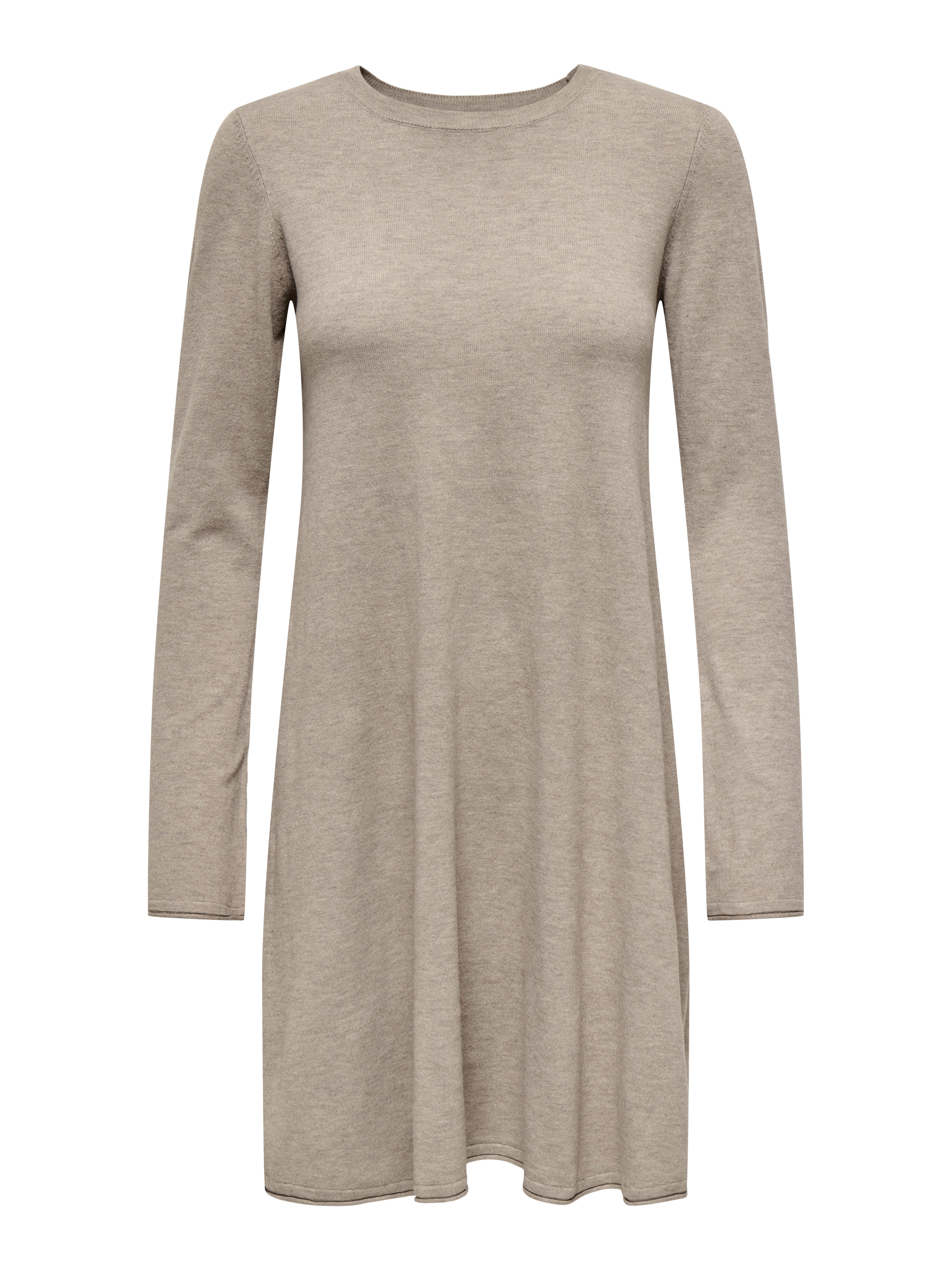 Only Midi-jurk ONLAMALIO LIFE LS ONECK DRESS KNT