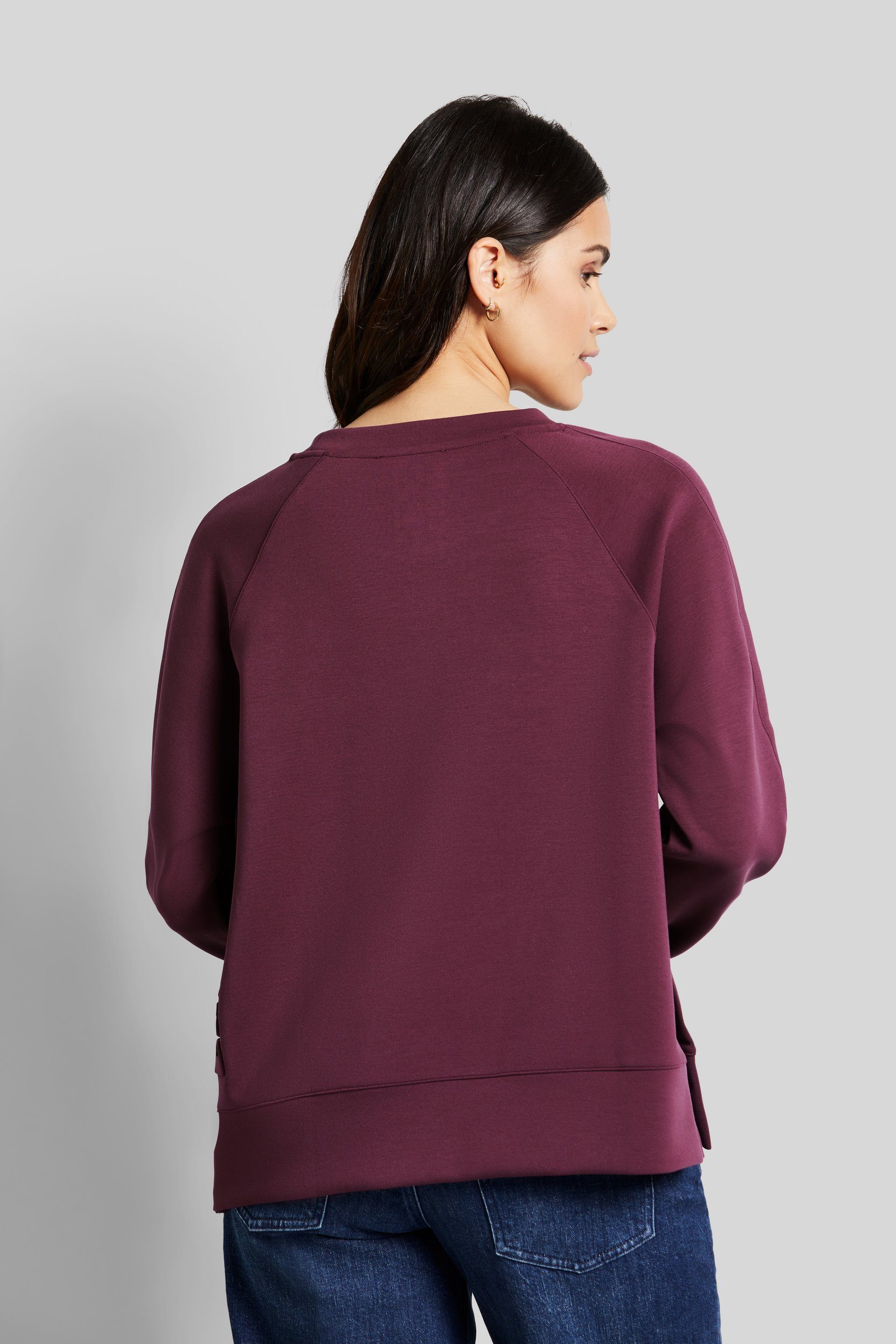 Bugatti Sweatshirt van elastisch modalweefsel