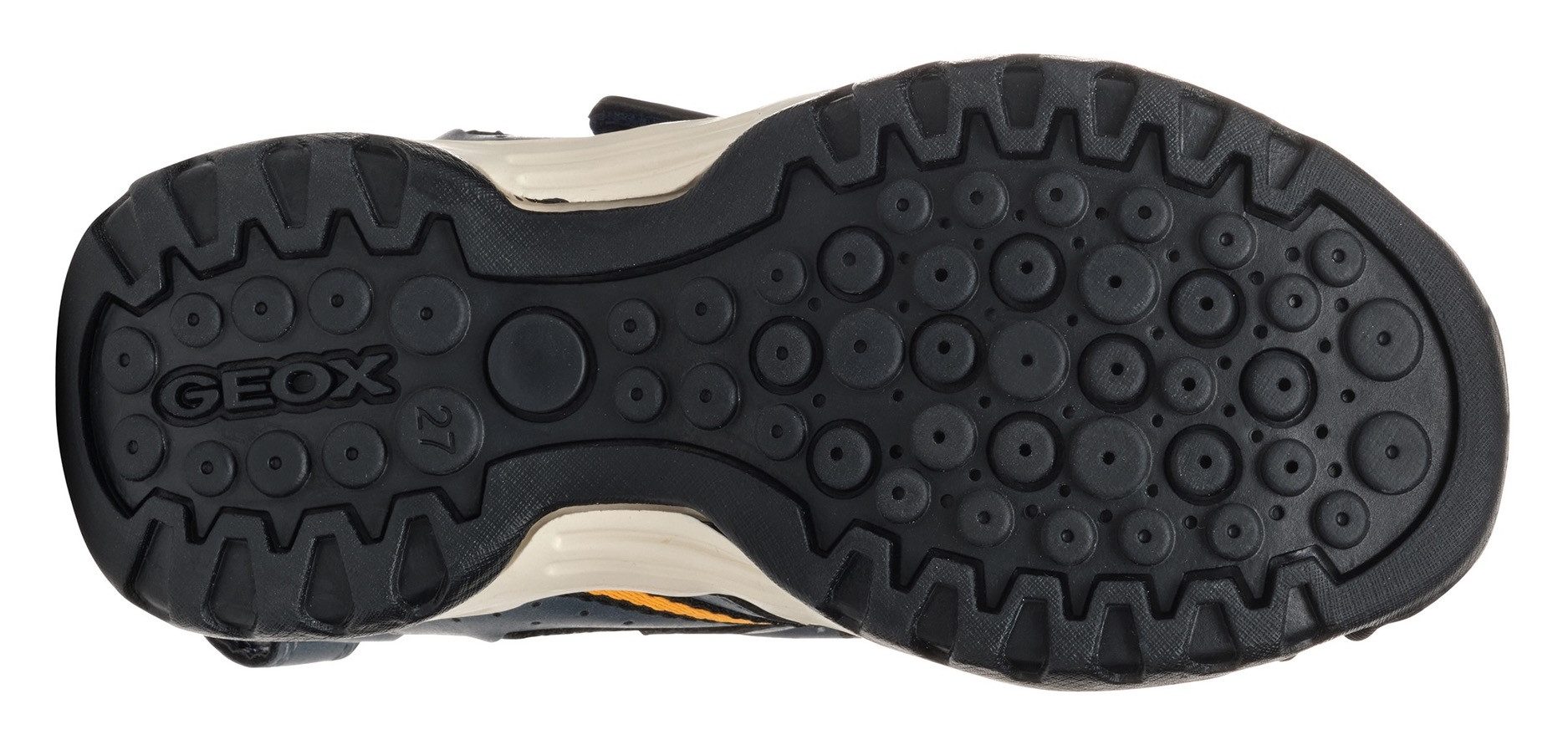 Geox Sandalen J Borealis Boy , trekking sandaal, klittenbandschoen met extra hiel-klittenbandsluiting