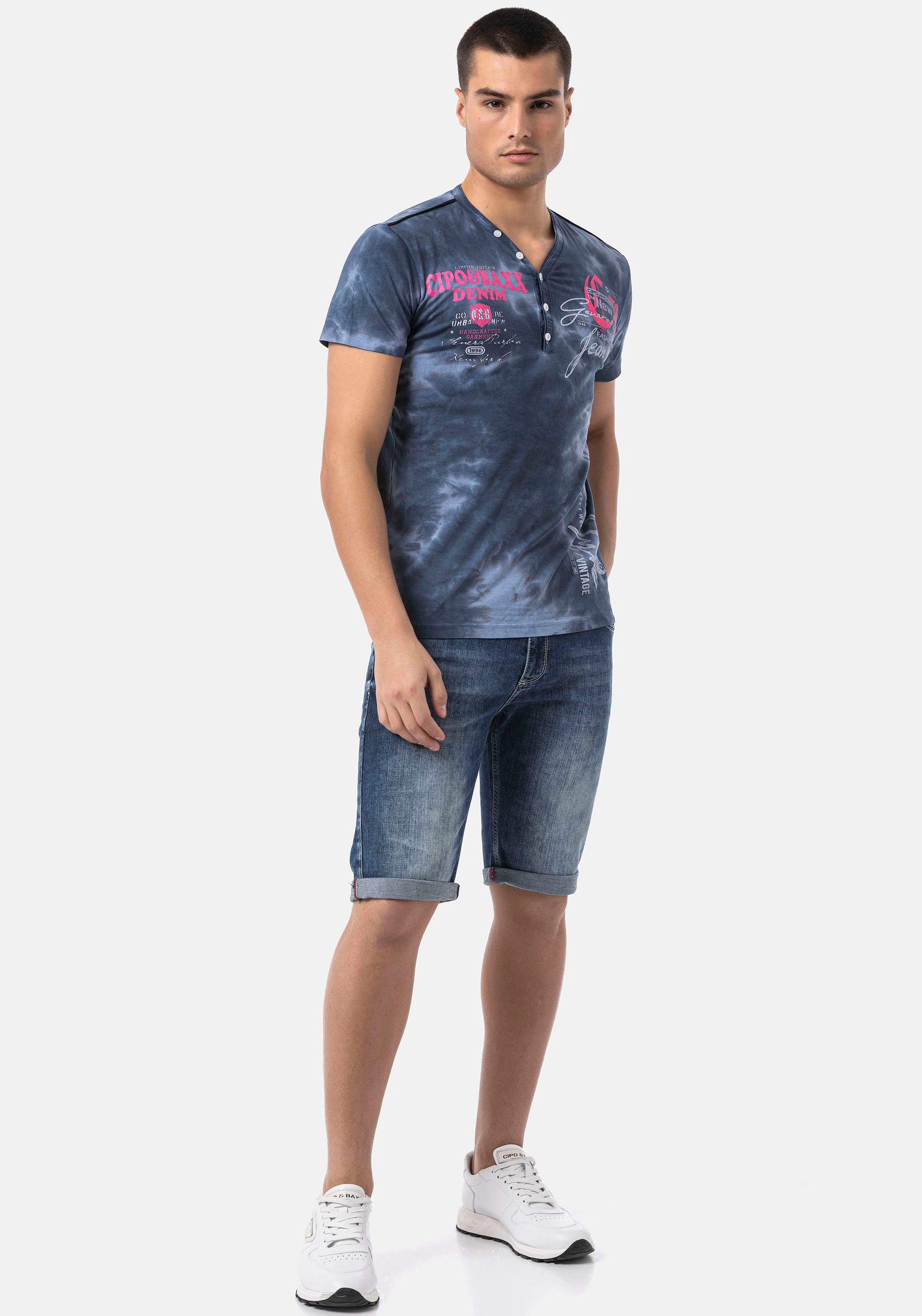 Cipo & Baxx Shirt met korte mouwen