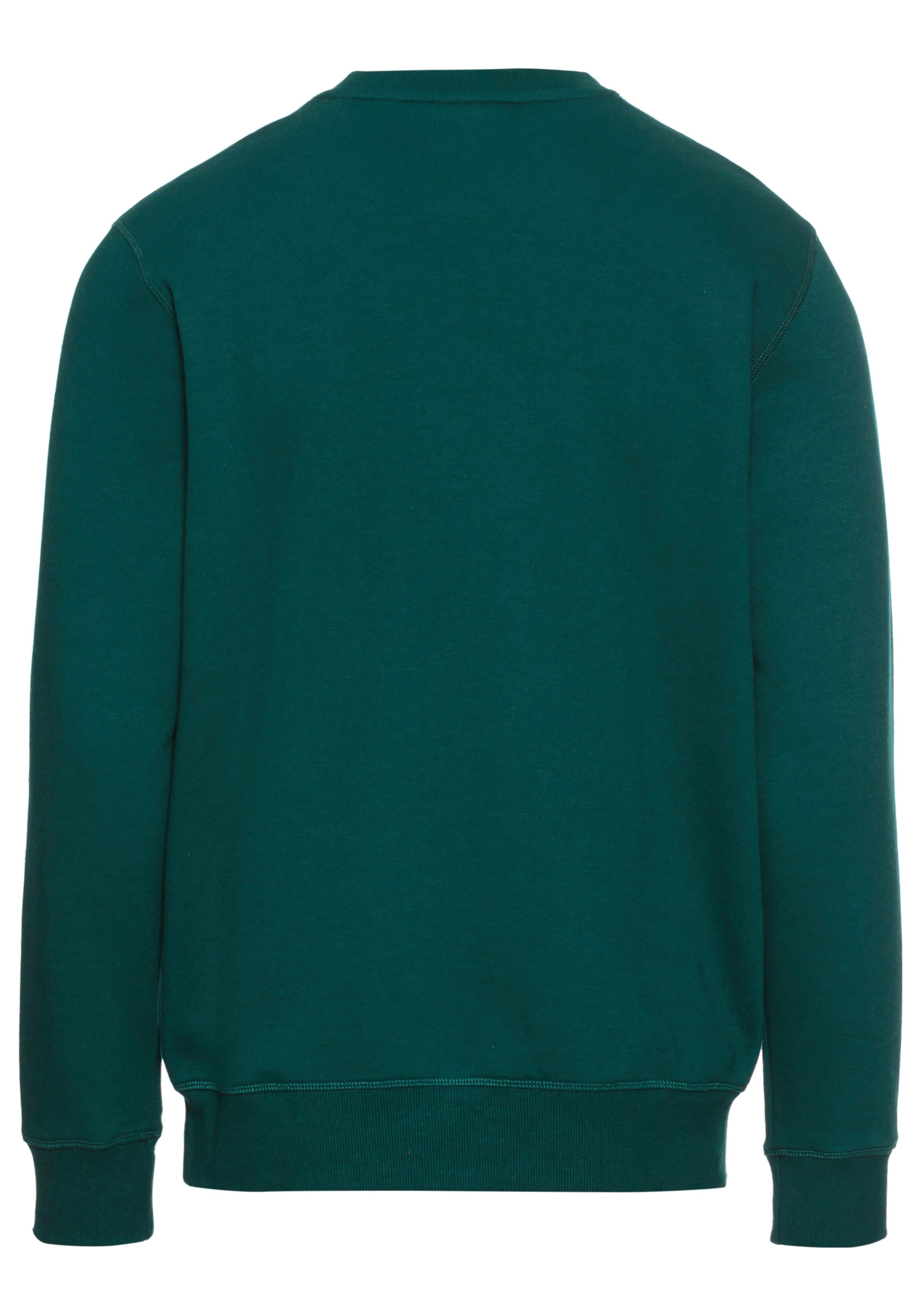 Man's World Sweatshirt Lange mouwen, basic-stijl, effen, ronde hals