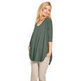 linea tesini by heine oversized shirt (1-delig) groen