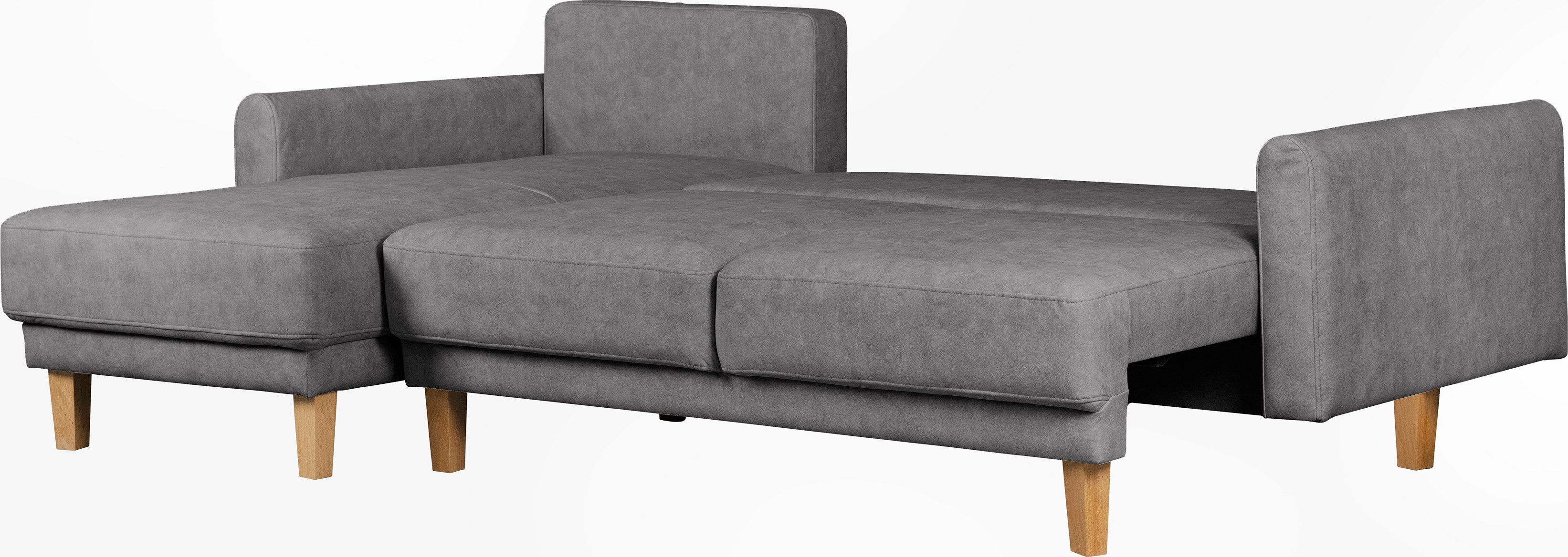 Home affaire Hoekbank TRIPLO optionele slaapbank met bedlade, afmetingen B/D/H: 234/164/89 cm