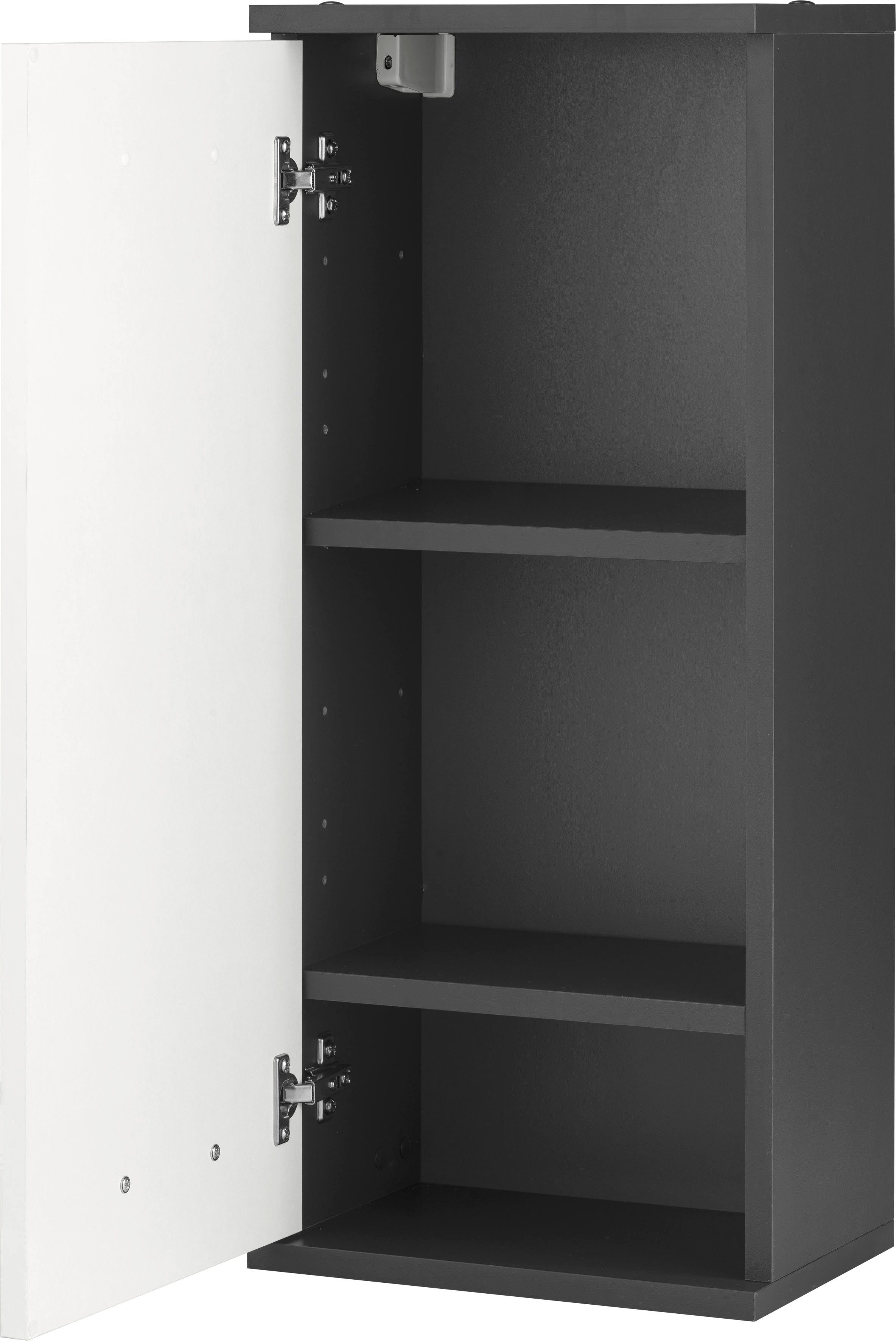 Schildmeyer Hangkast Mobes, Made in Germany Breedte x hoogte: 30,3x70,8 cm, deur aan beide kanten te monteren, badkamerkast