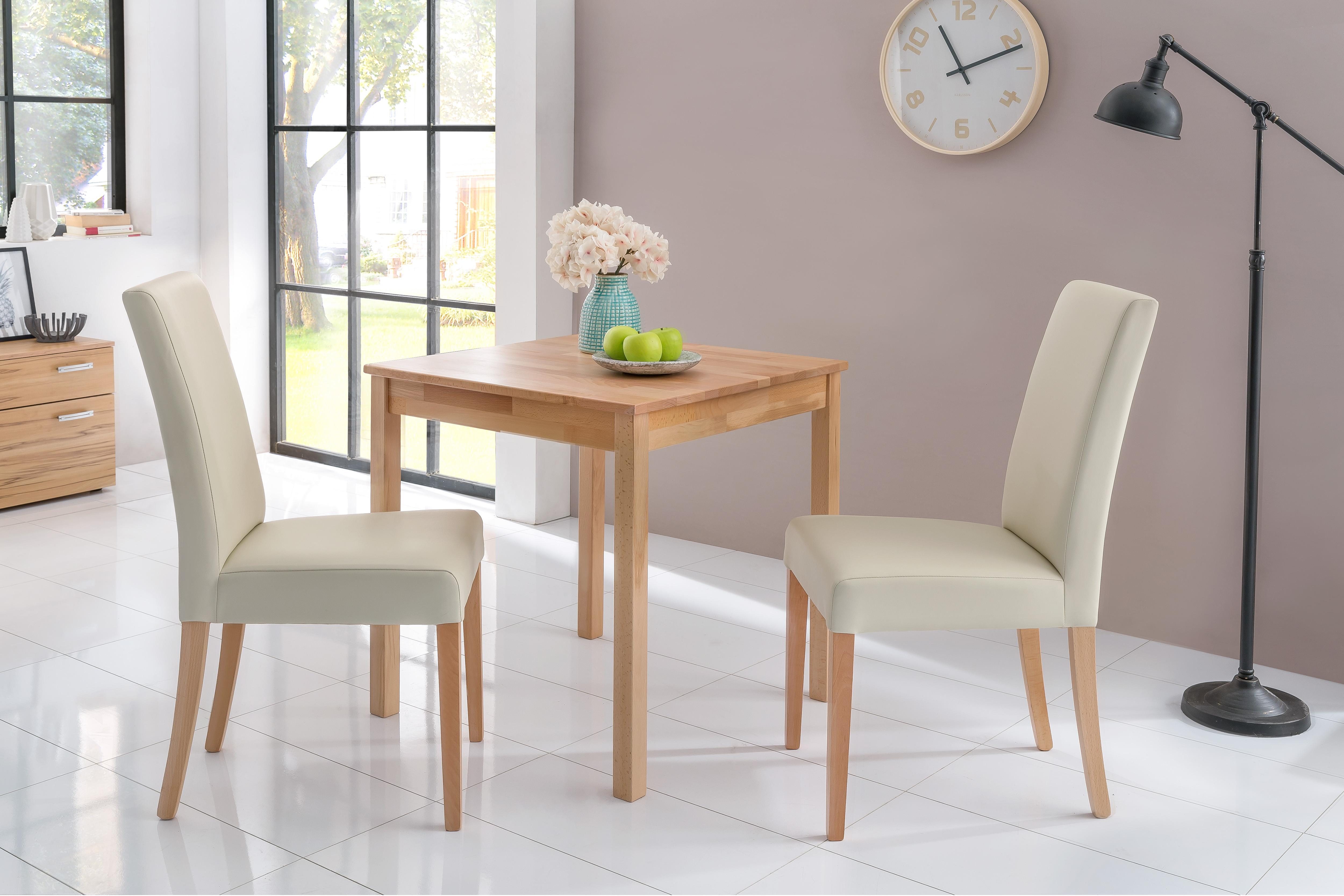 Home affaire Stoel met 4 poten Lea (set, 2 stuks)