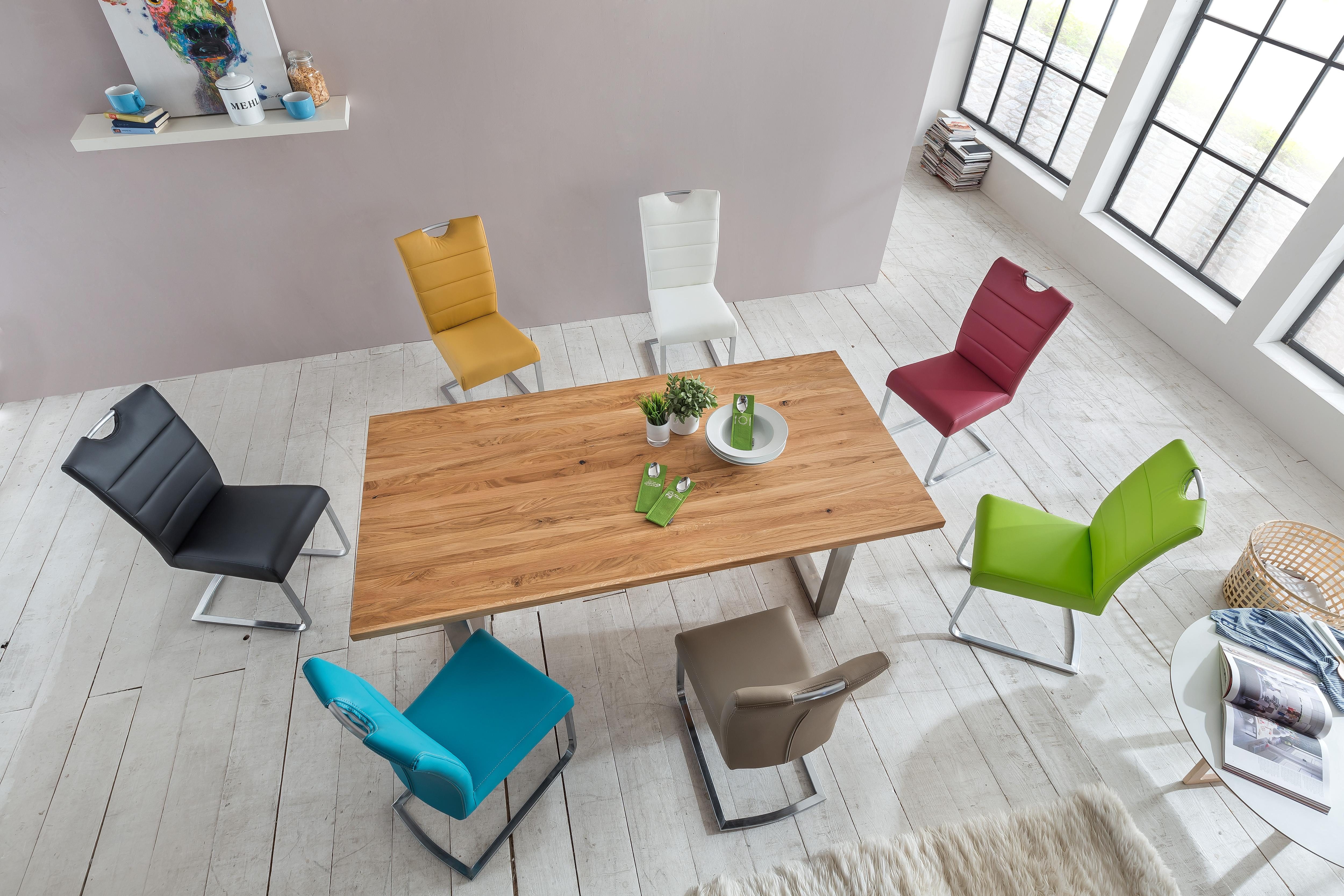 Home affaire Eettafel Brooklyn van massief wildeiken