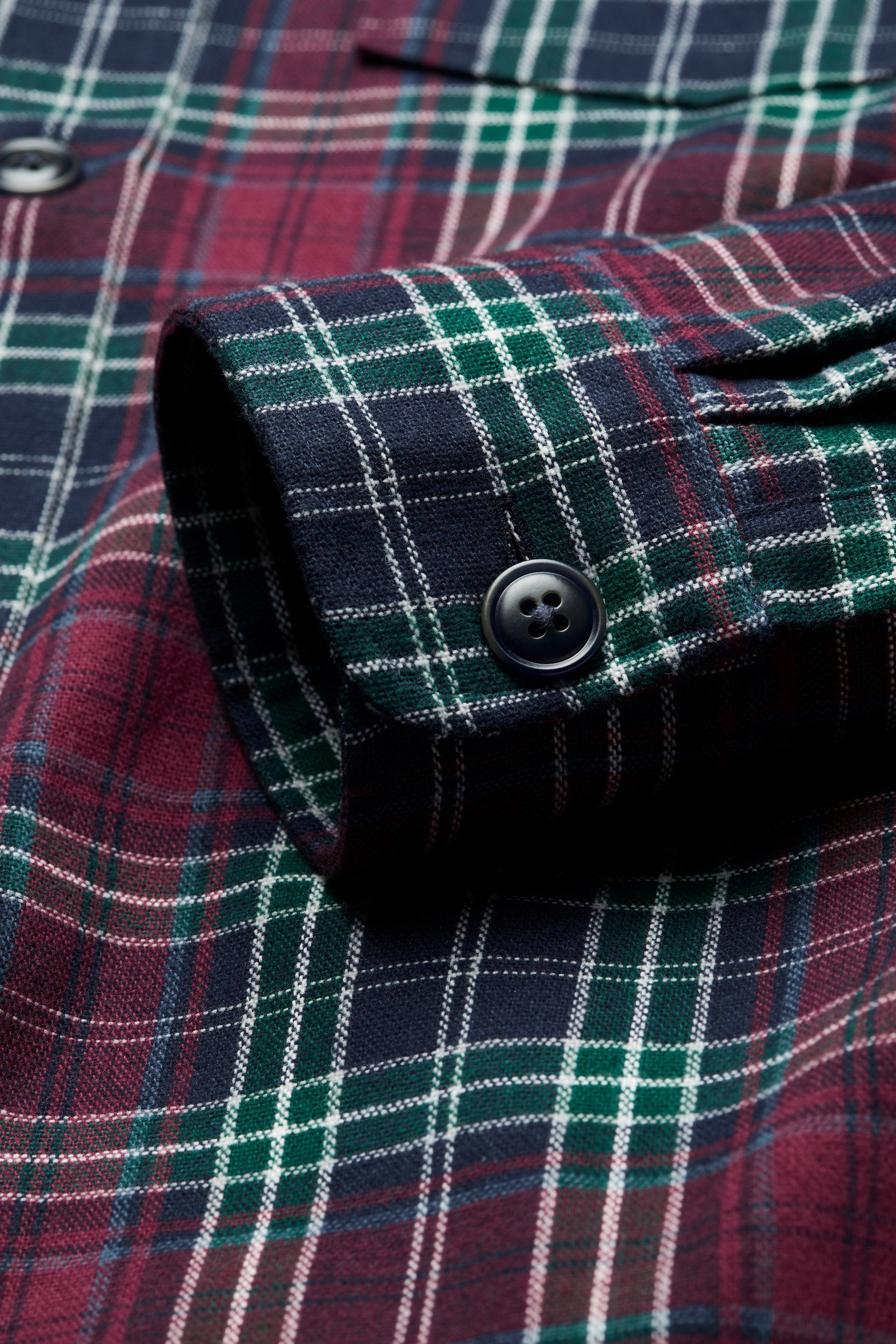 Bugatti Overhemd met lange mouwen Overshirt met geruit patroon