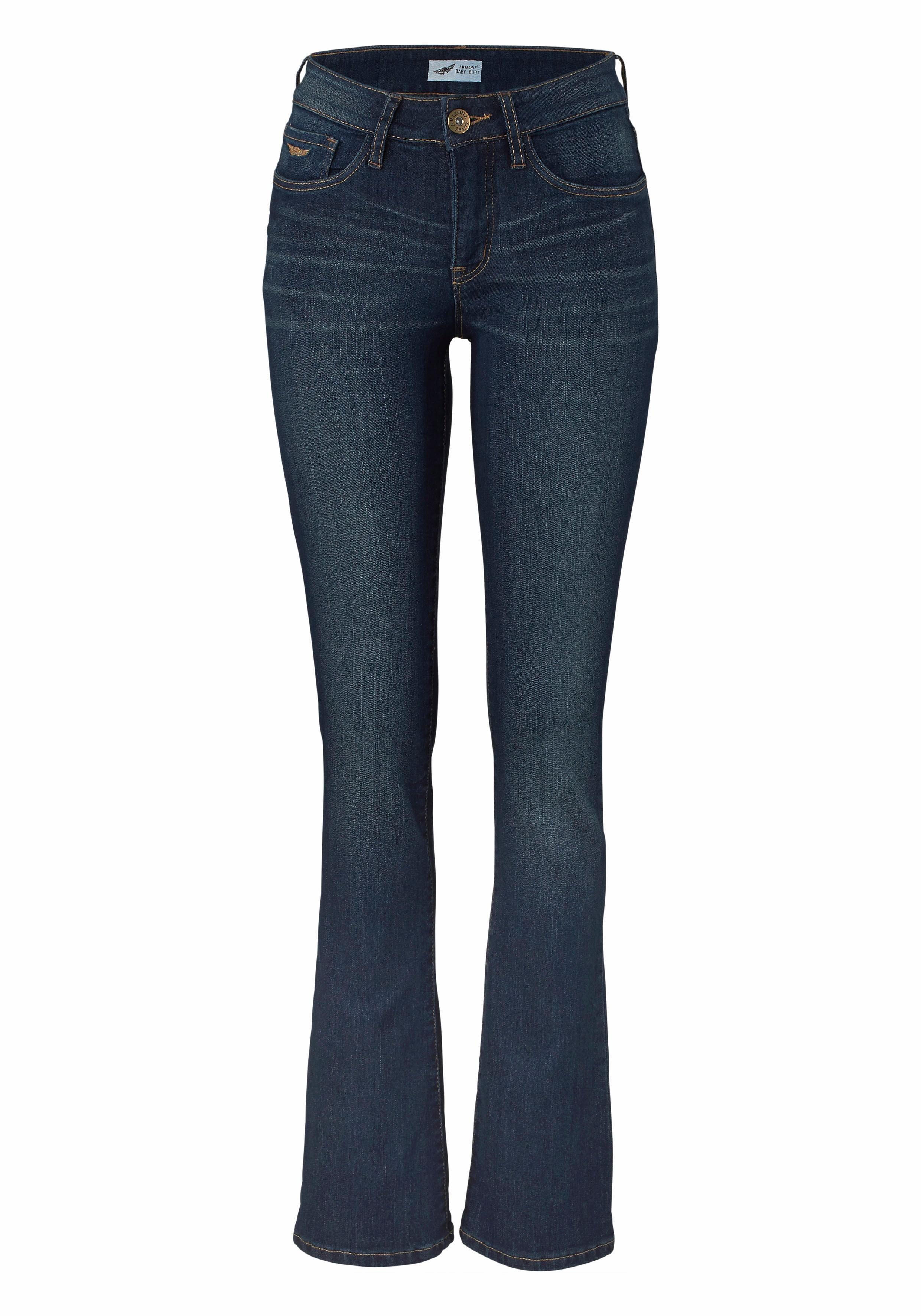 Arizona Bootcut jeans Baby-Boot normale taille, bootcut, met muntzakje, met steekzakken