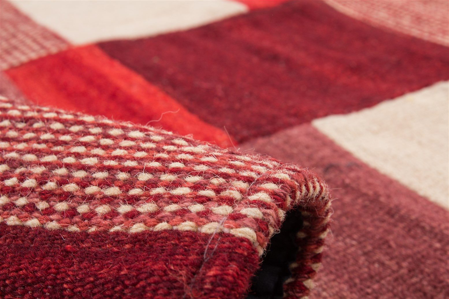 Kayoom Vloerkleed Radical 230 Handgeweven jacquard-kilim, hoogwaardige materiaalcombinatie