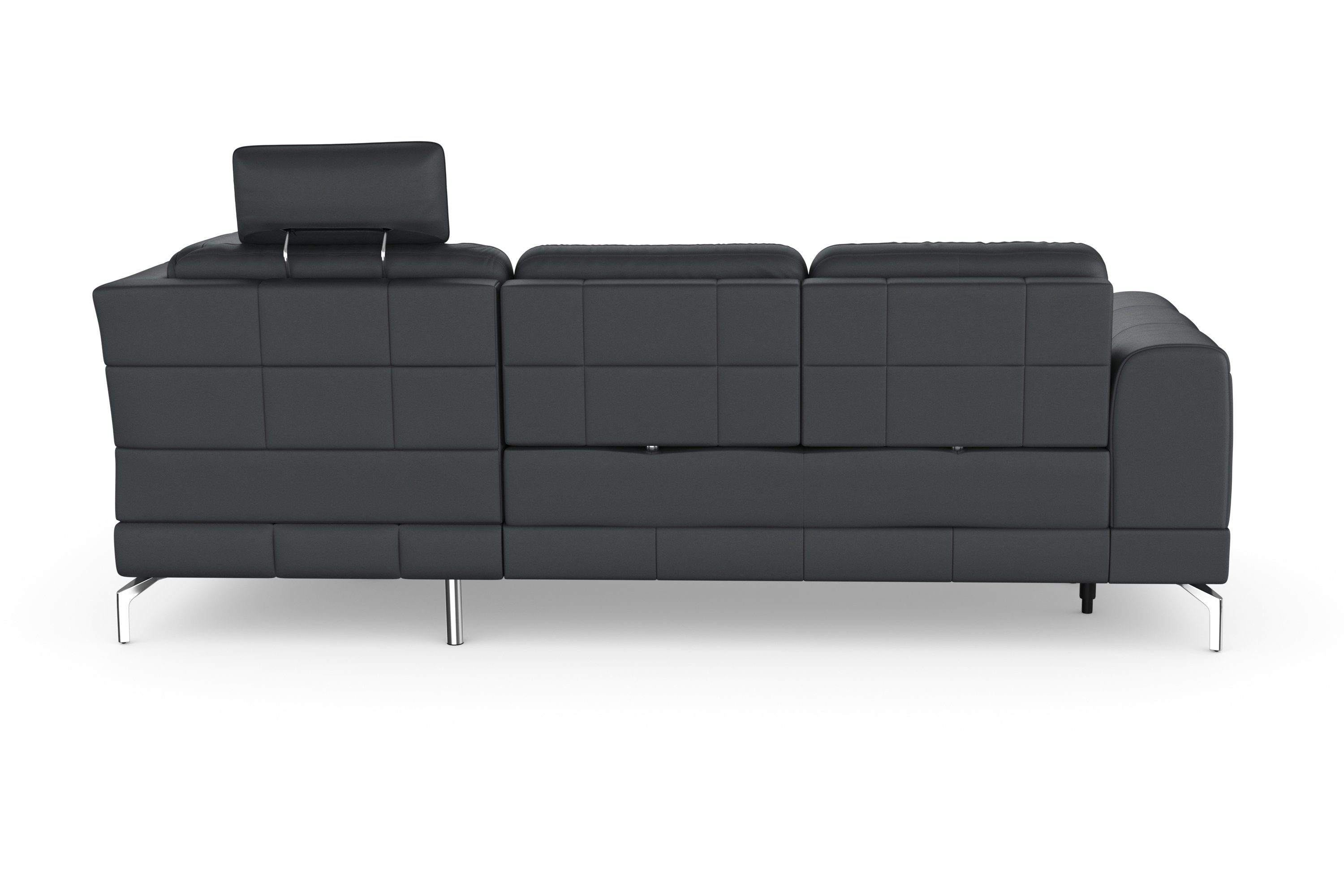 sit&more Hoekbank Bendigo L-vorm inclusief zitdiepteverstelling, bodemvrijheid 15 cm, in 2 pootkleuren
