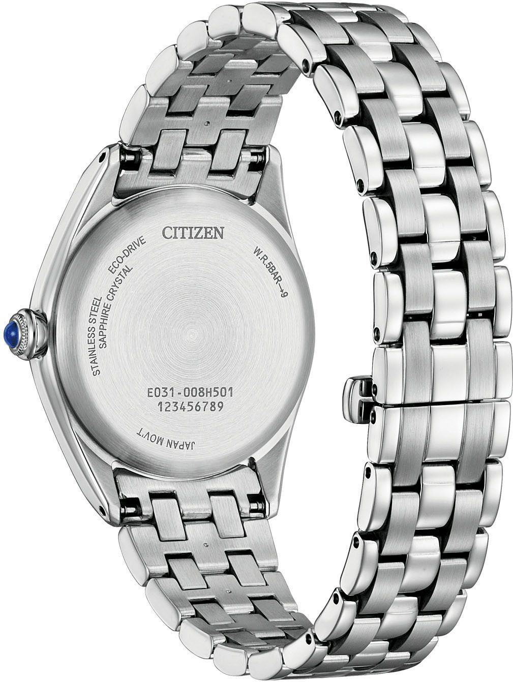 Citizen Solarhorloge Horloge, dameshorloge, stalen band, analoog