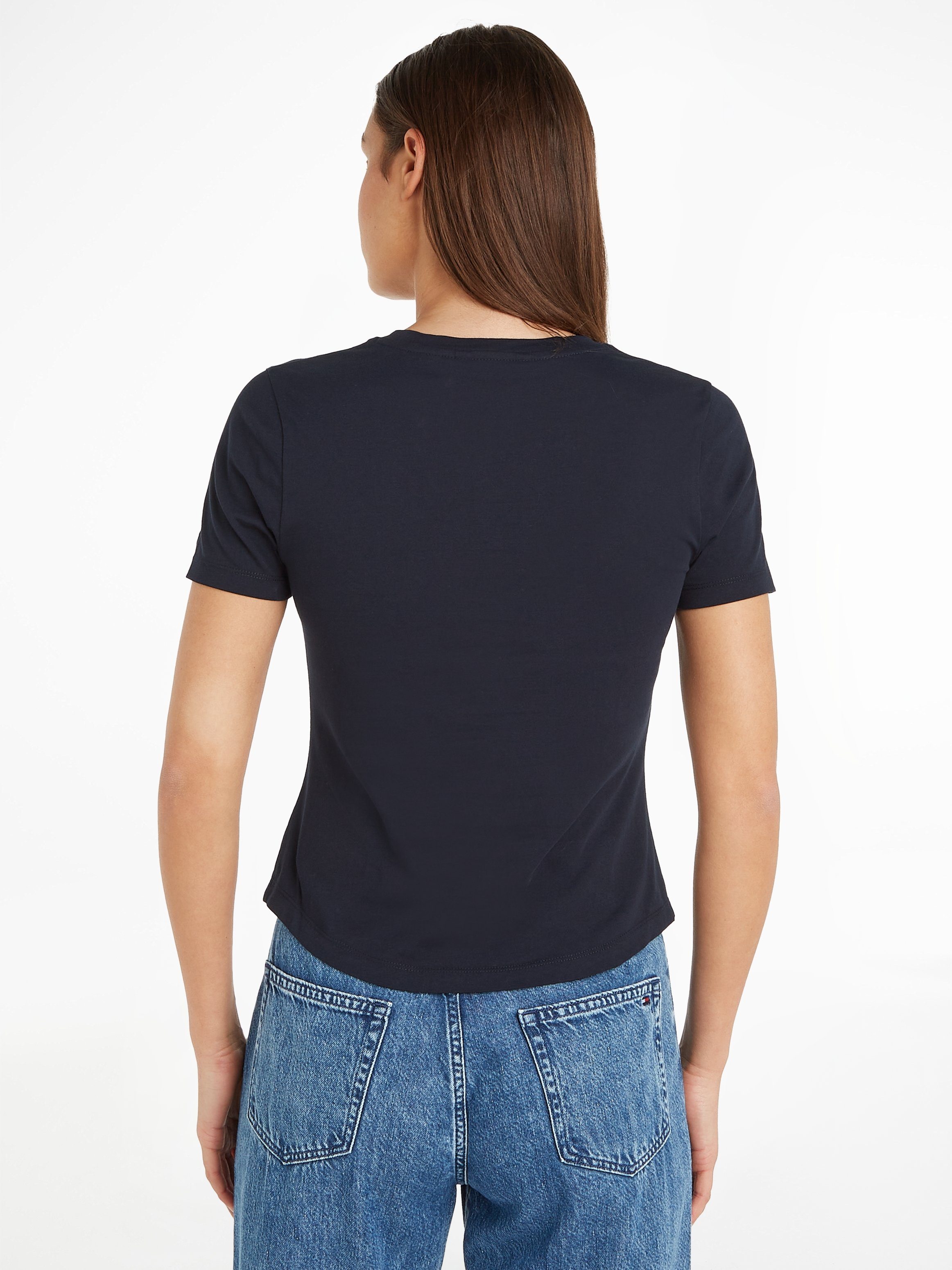 Tommy Hilfiger Shirt met ronde hals SLIM H85 C-NK SS TEE SS