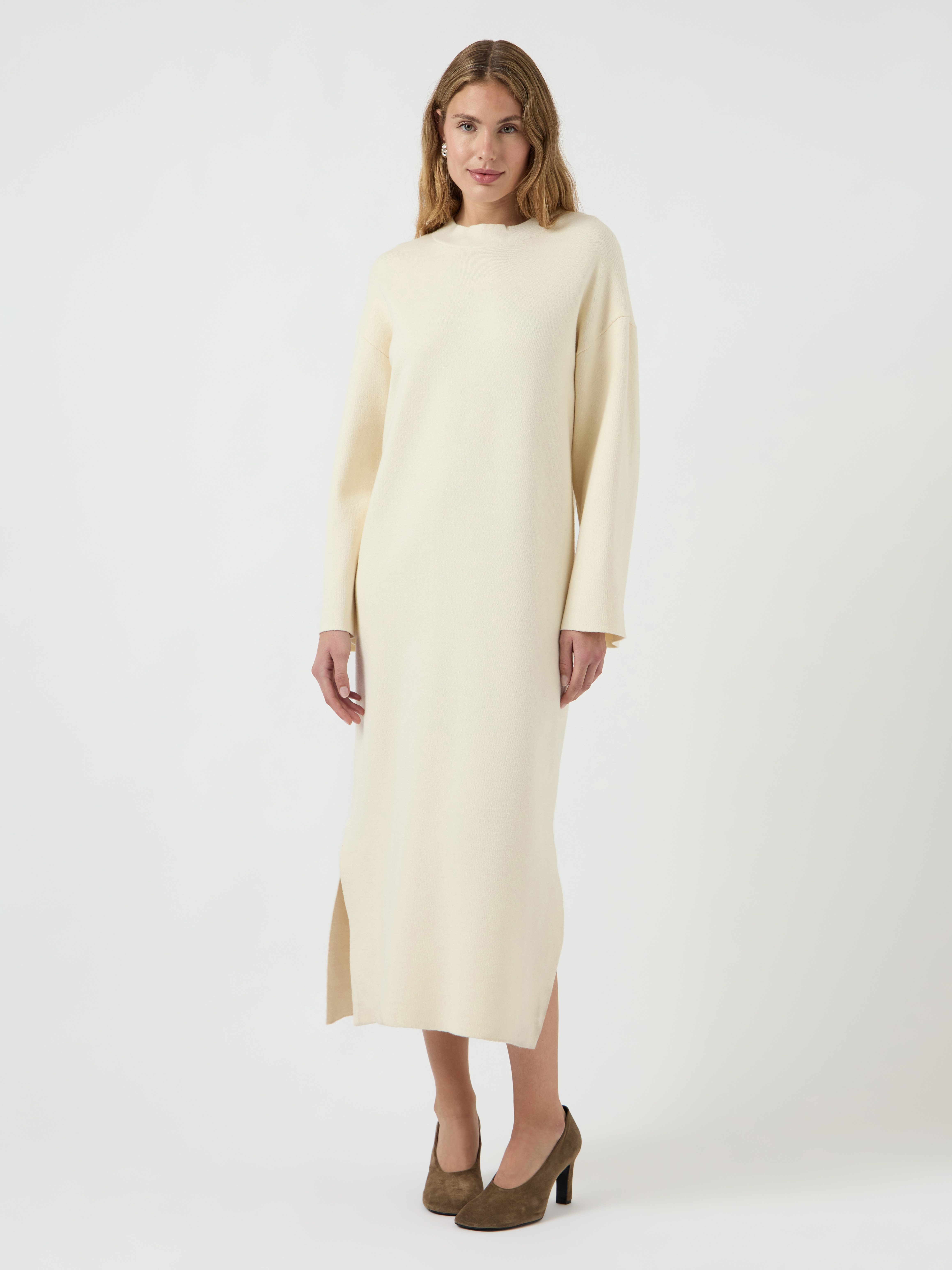 Y.A.S Gebreide jurk YASELMA LS LONG KNIT DRESS S. NOOS