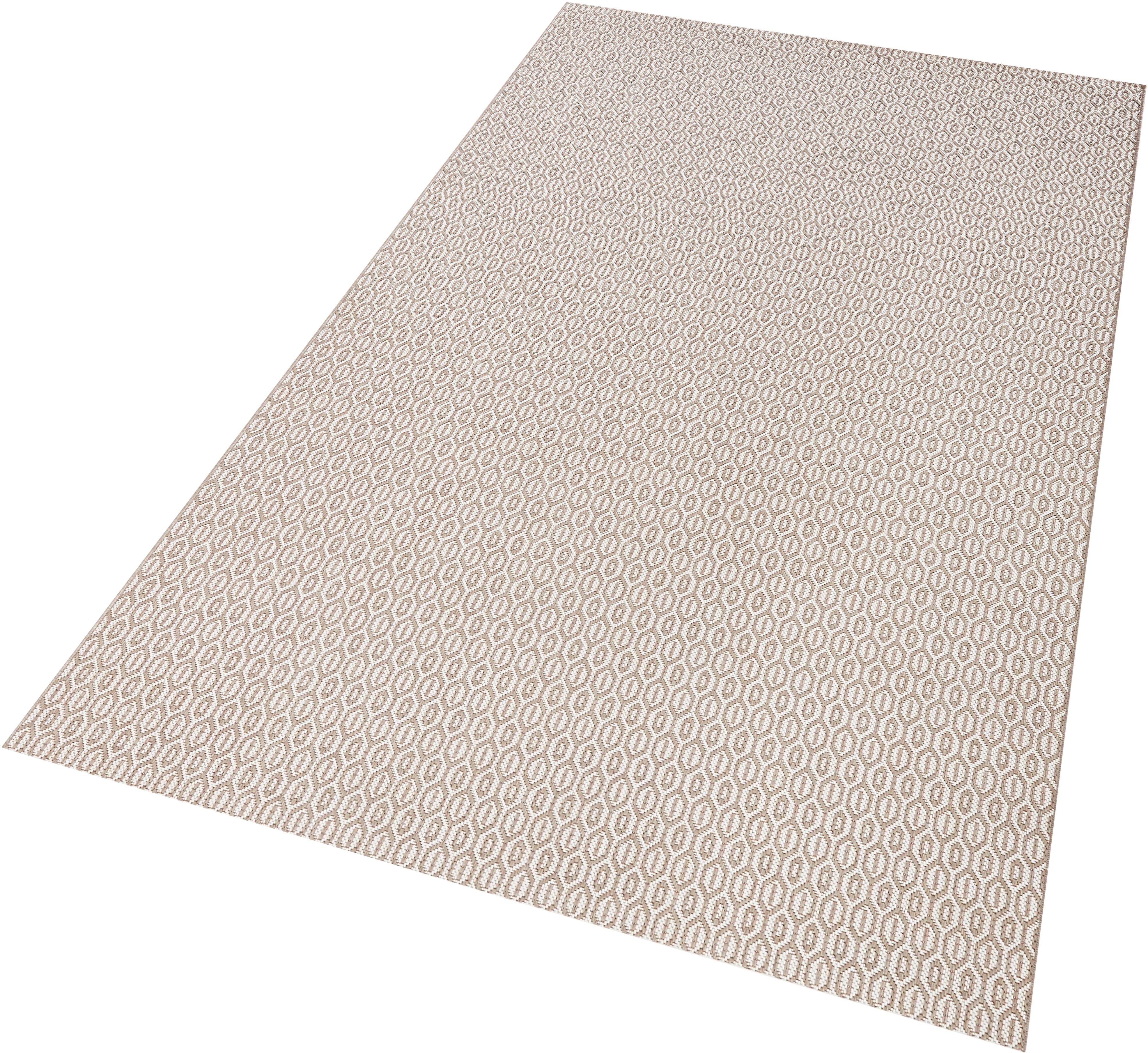 NORTHRUGS Vloerkleed Coin Binnen- en buitengebruik, weerbestendig, balkon, sisal-look, woonkamer, loper