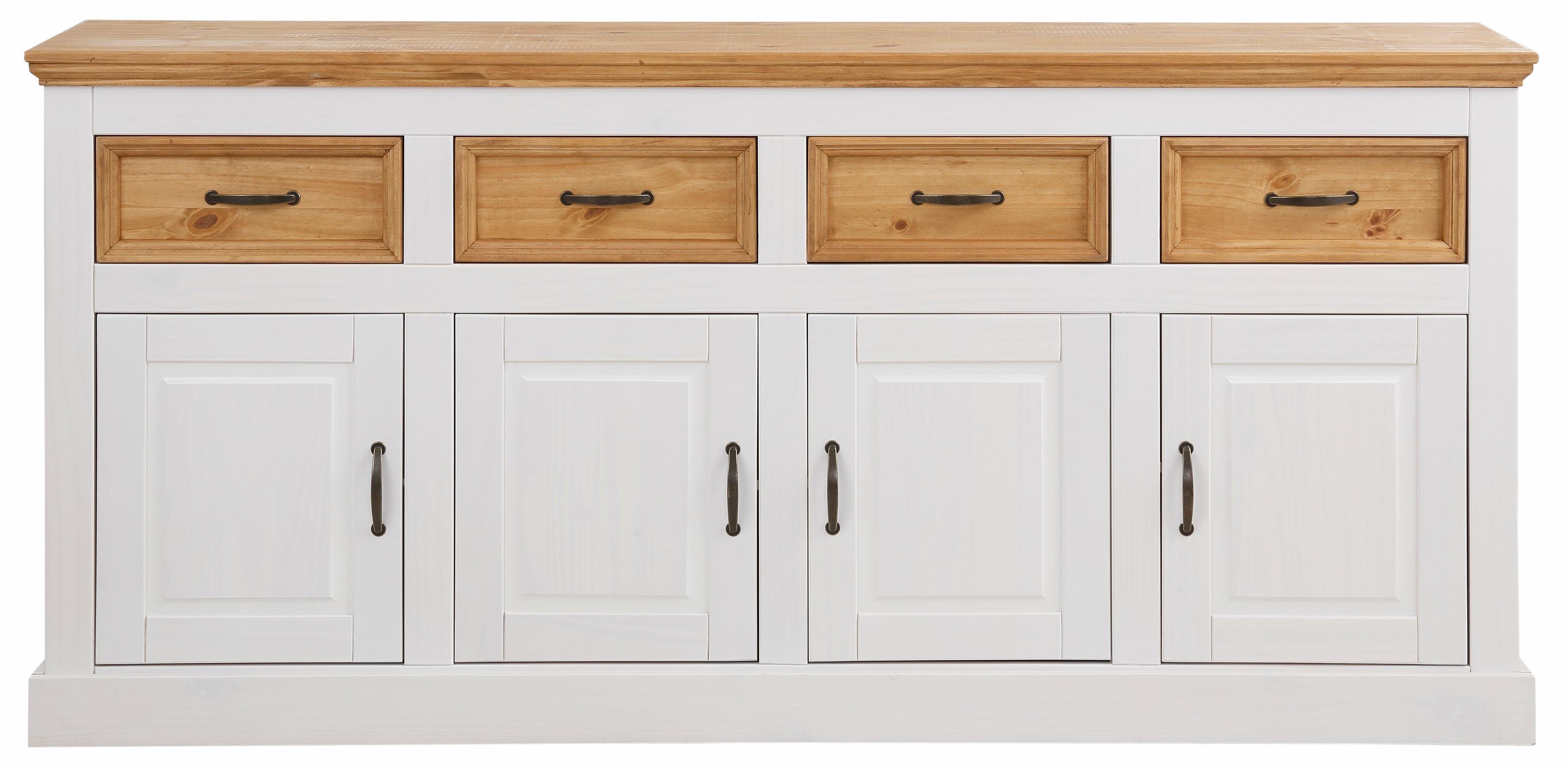 Home affaire Dressoir Selma Commode met 4 deuren en 4 lades. Breedte 192 cm