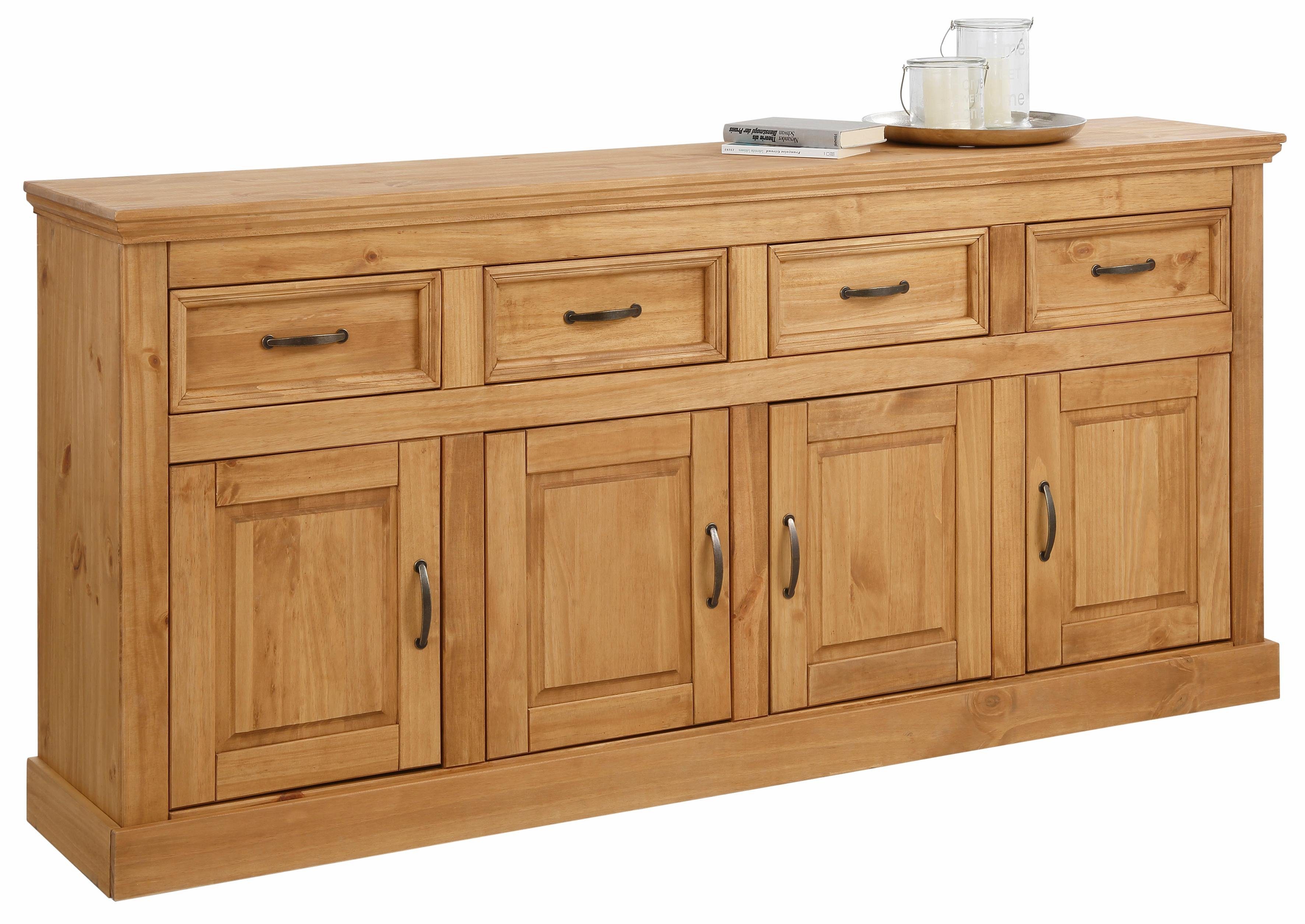 Home affaire Dressoir Selma Commode met 4 deuren en 4 lades. Breedte 192 cm