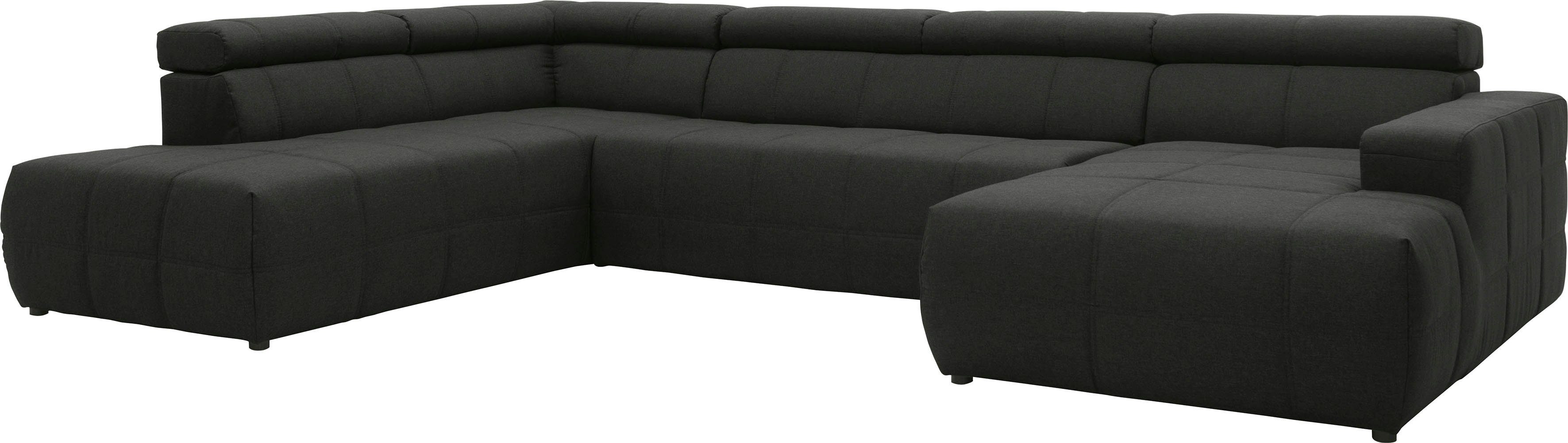 DOMO collection Zithoek Brandon, keuze met zitdiepteverstelling, inclusief lendensteun