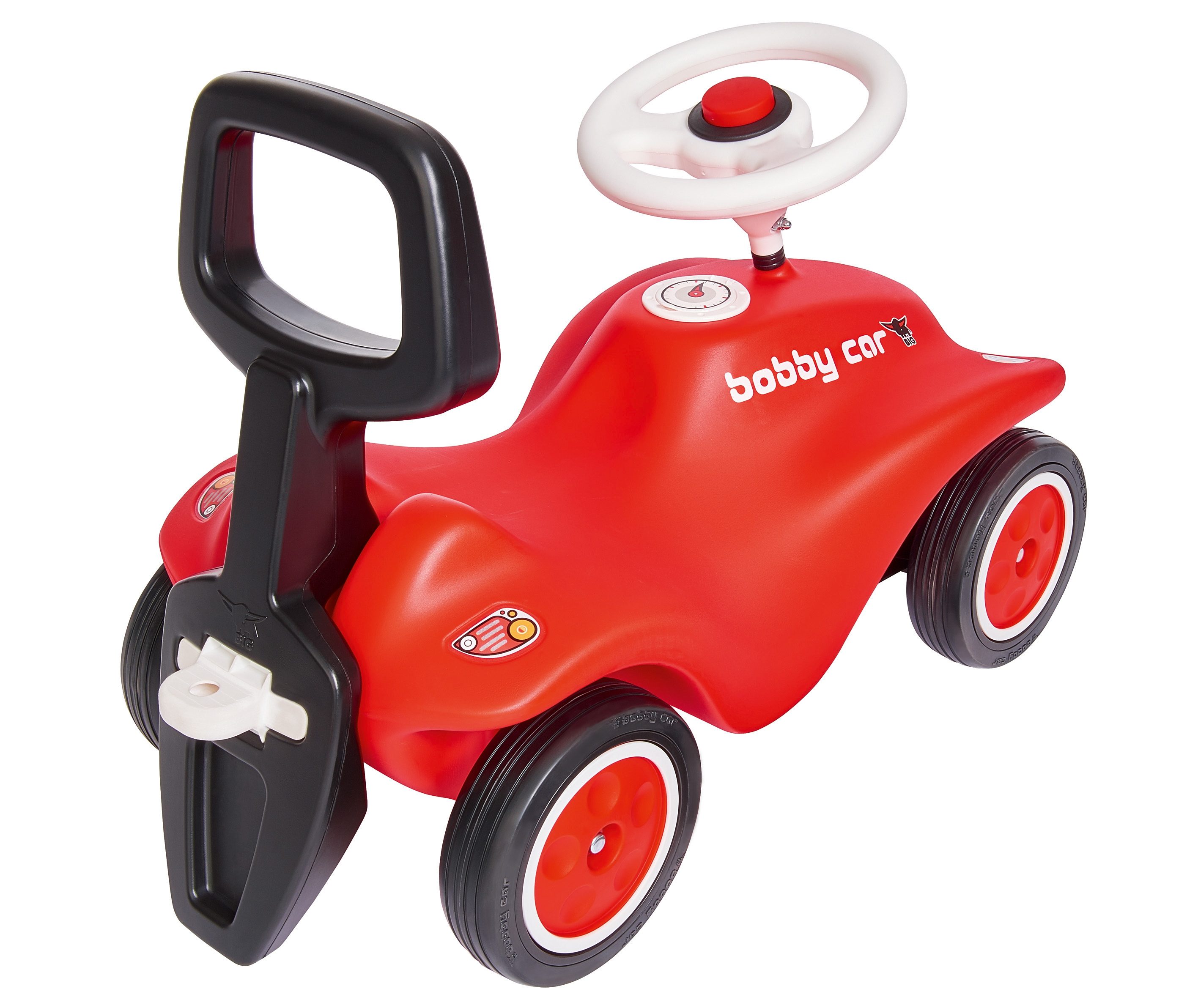 BIG Kindervoertuig lerenlopenhulp BIG Bobby Car Walker 2-in-1 accessoires 2-in-1 rugleuning & hulp om te leren lopen, made in germany