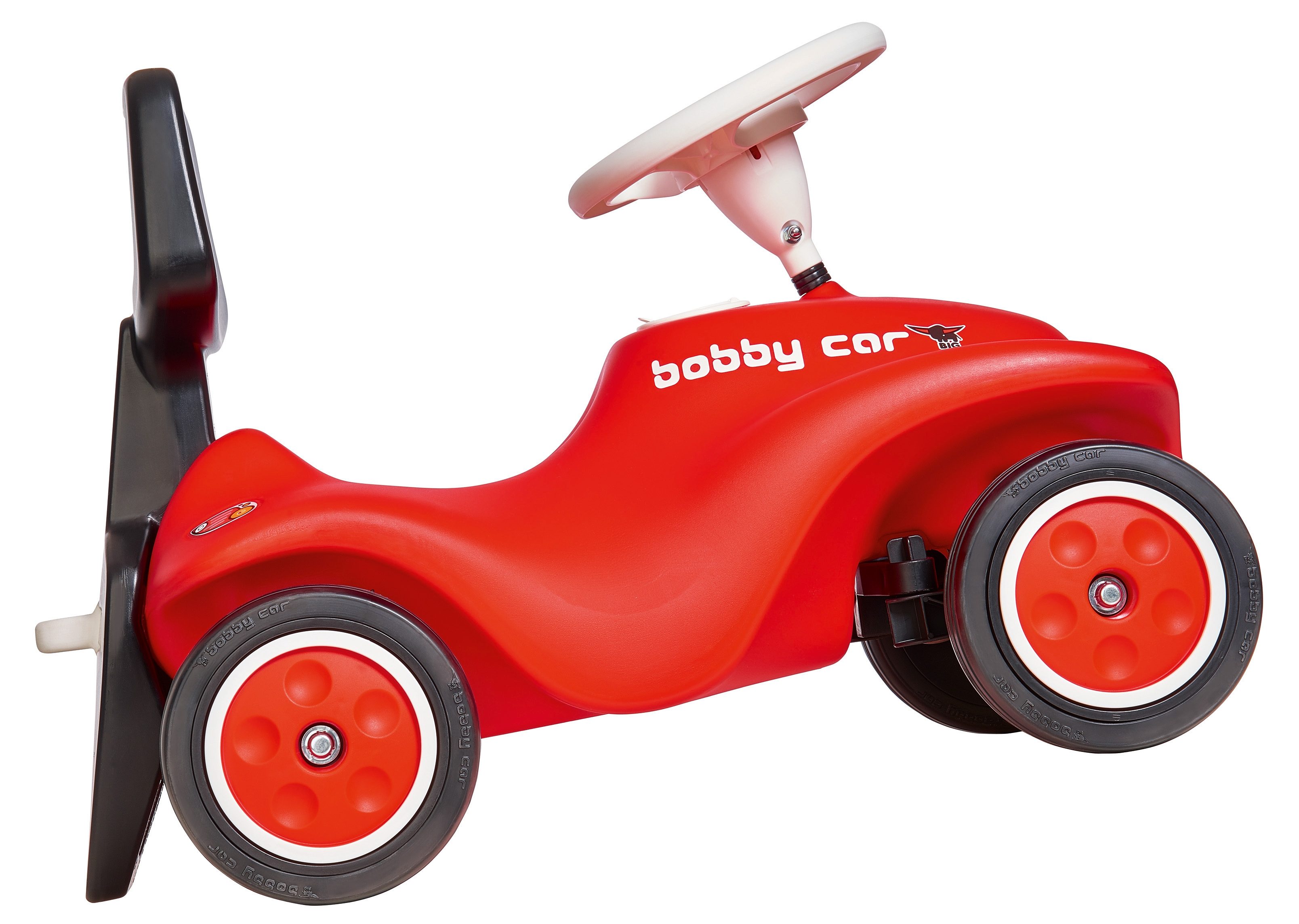 BIG Kindervoertuig lerenlopenhulp BIG Bobby Car Walker 2-in-1 accessoires 2-in-1 rugleuning & hulp om te leren lopen, made in germany