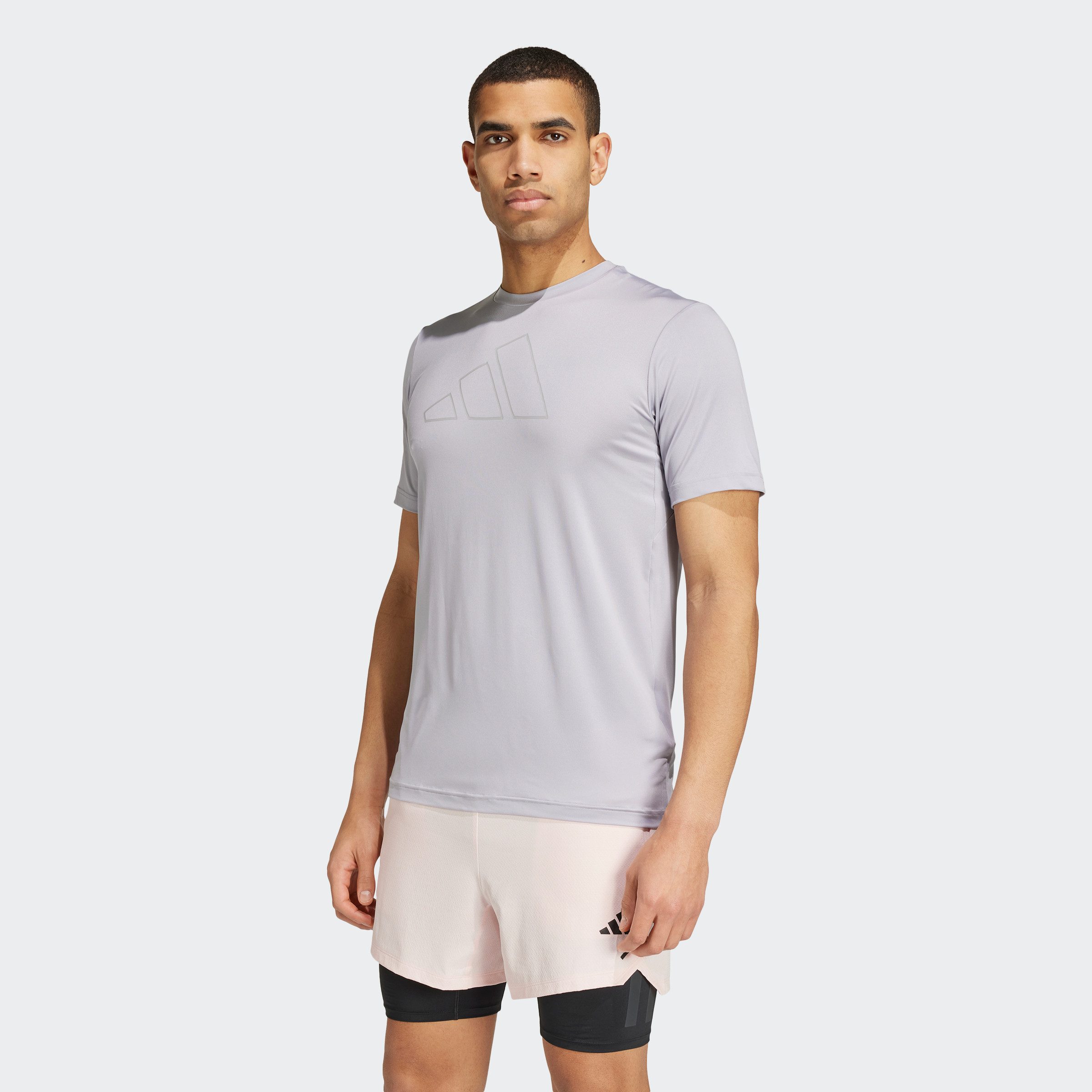 adidas Performance T-shirt M BL T heren t-shirts maat M grijs