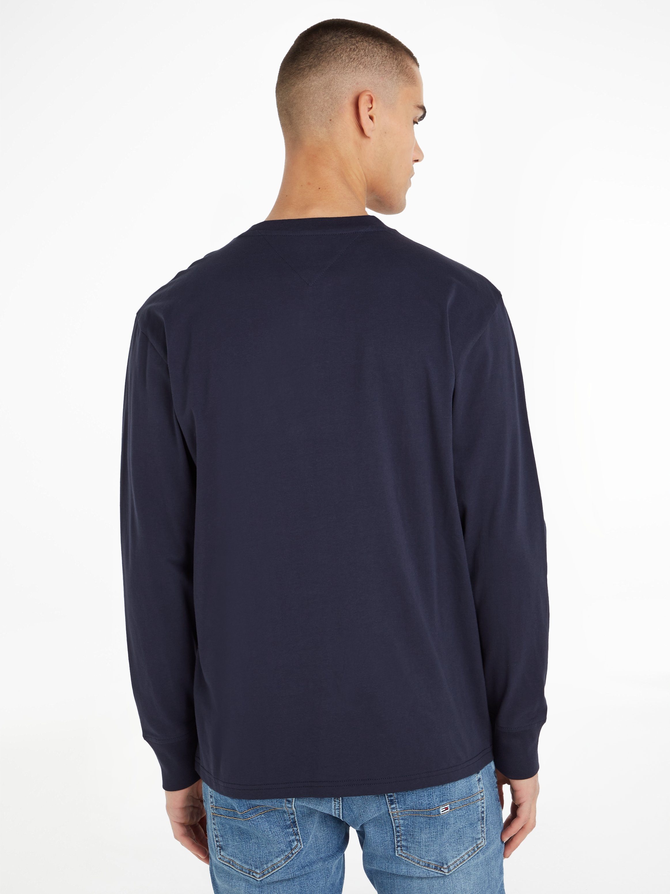 TOMMY JEANS Shirt met lange mouwen TJM CLSC LINEAR CHEST L/S TEE