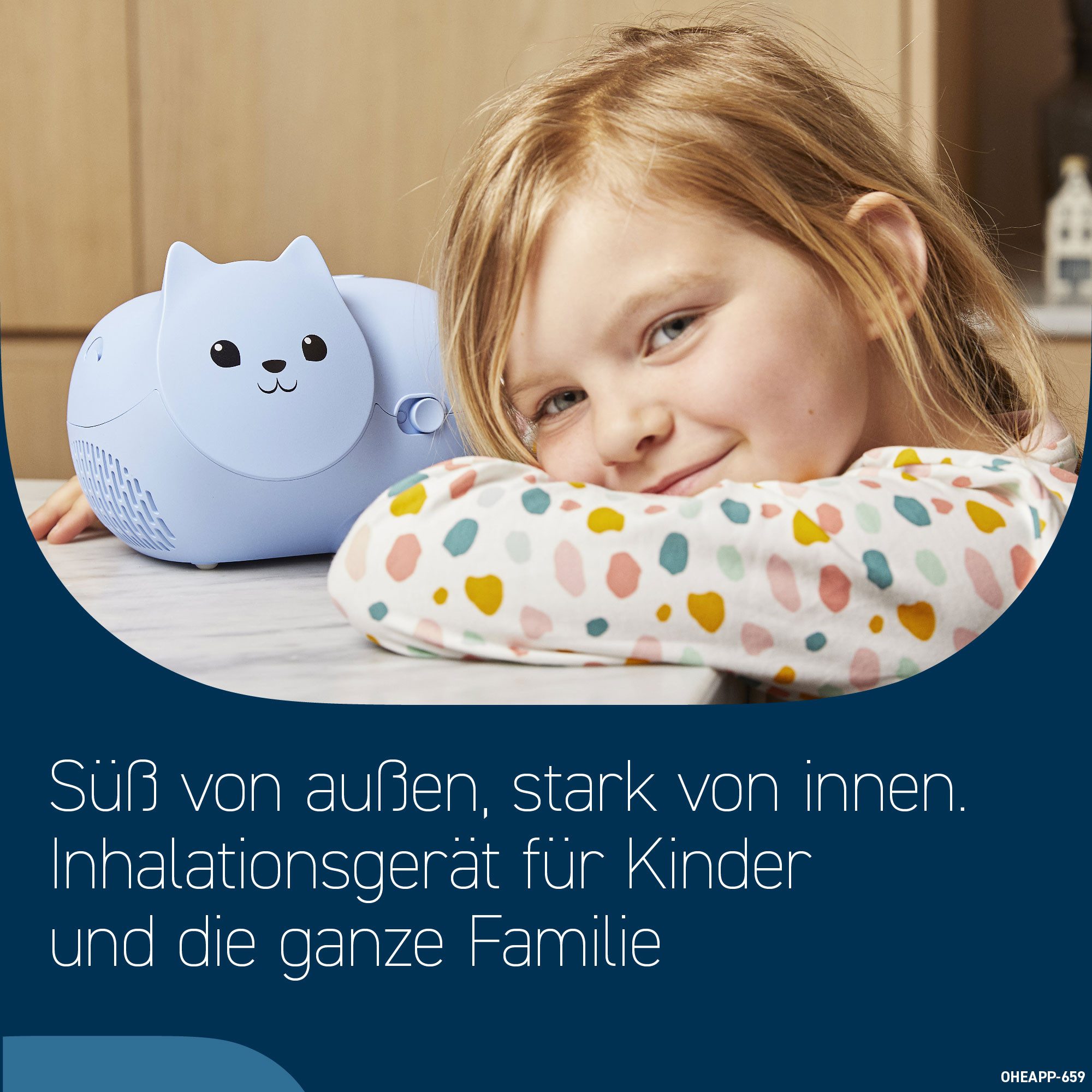 Omron Inhalatieapparaat NE-C303K-EO Nami Cat kindvriendelijke inhalator