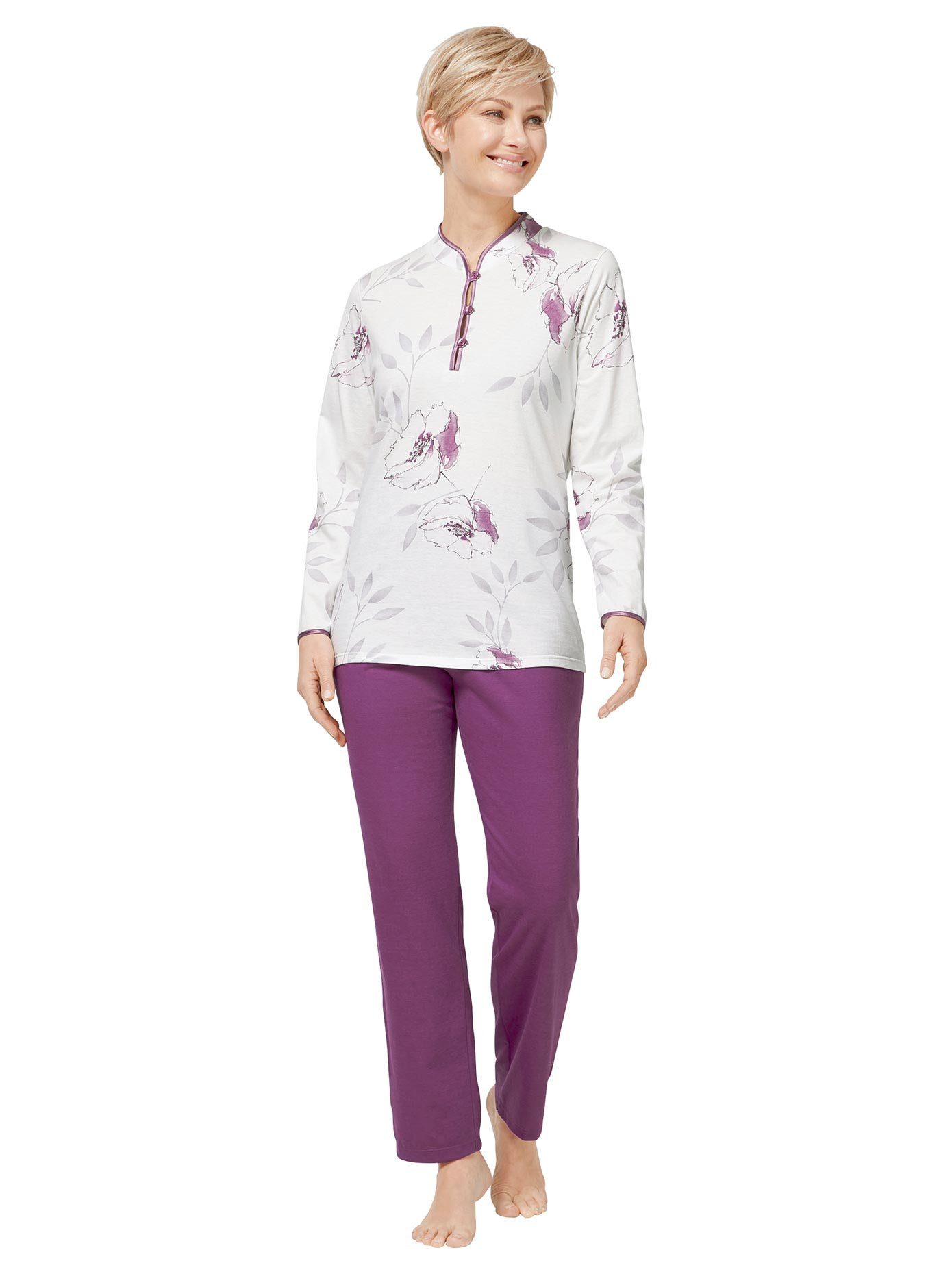 wäschepur Pyjama dames pyjama's maat 44/46 multicolor